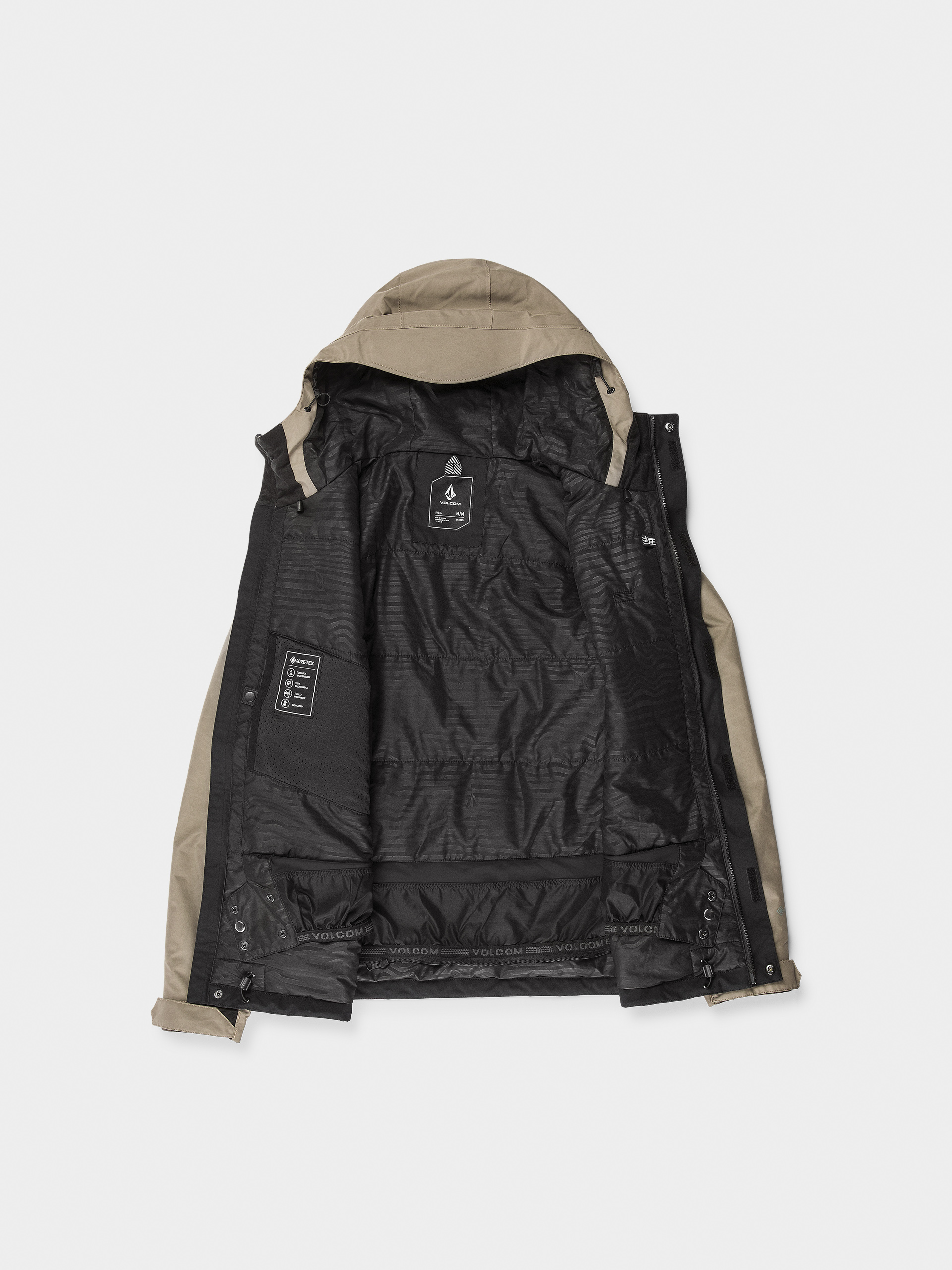 Чоловіча Сноубордична куртка Volcom Dua Ins Gore (chestnut brown)