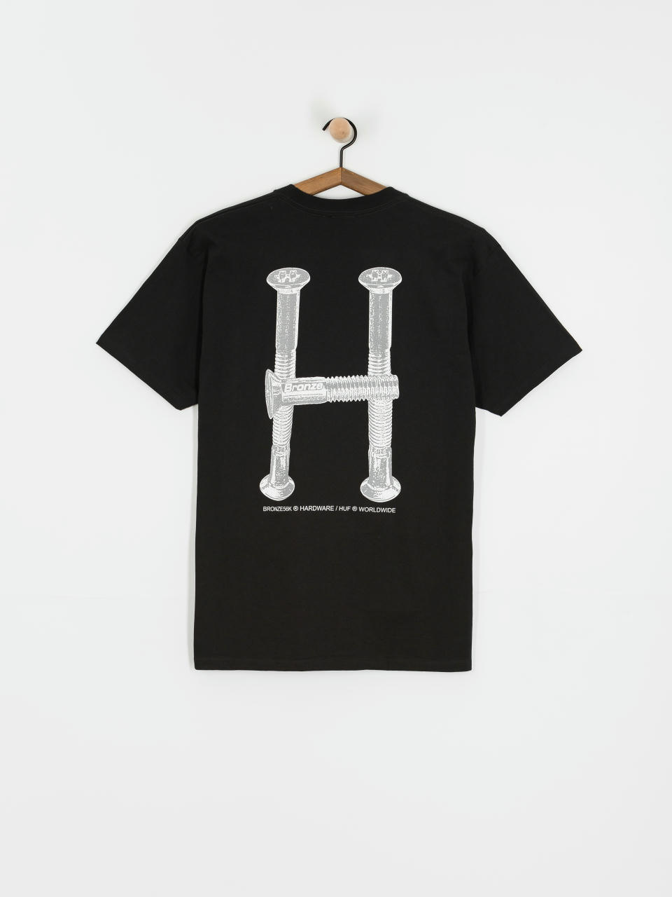 Футболка HUF X Bronze H Bolts TT (black)