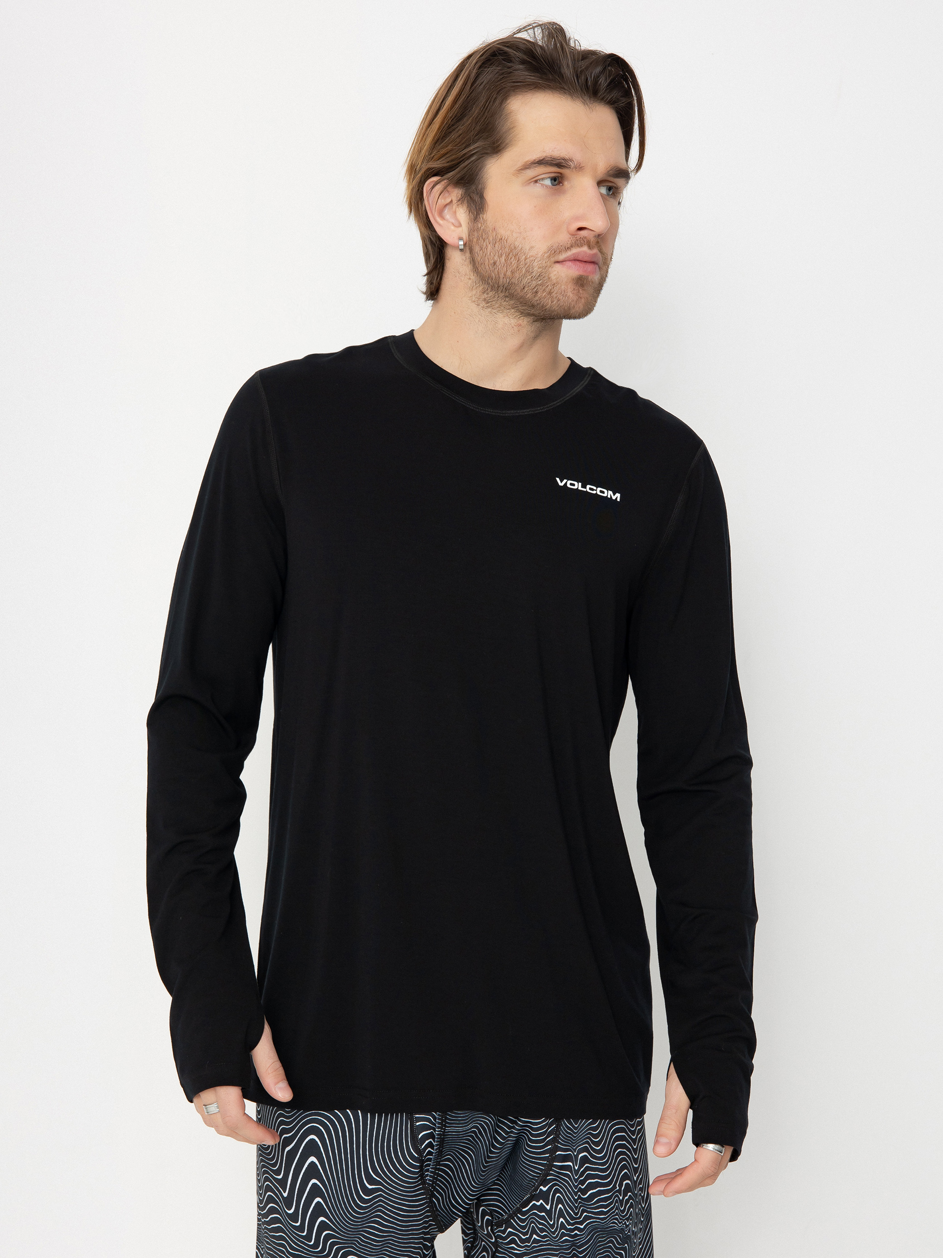 Термолонгслів Volcom M Merino Blend Crew (black)