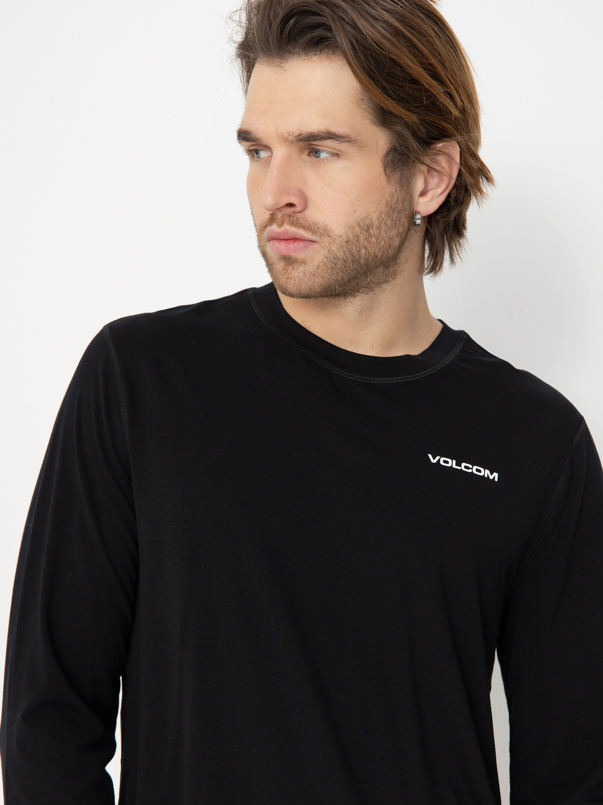 Чоловічий Термолонгслів Volcom M Merino Blend Crew (black)