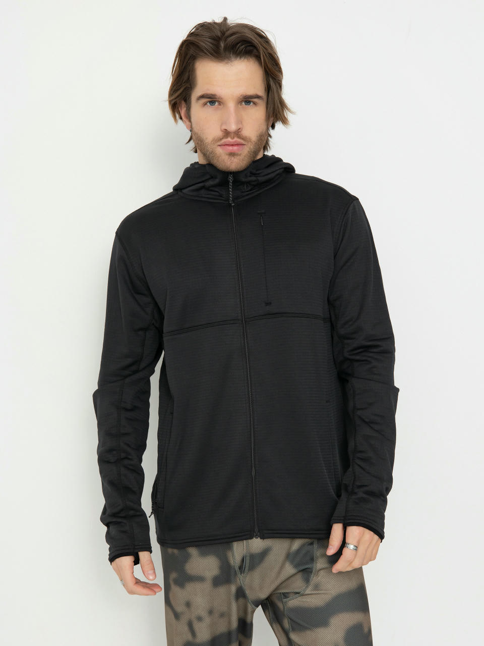 Термосвітшот Volcom Gridlock Full Zip (black)