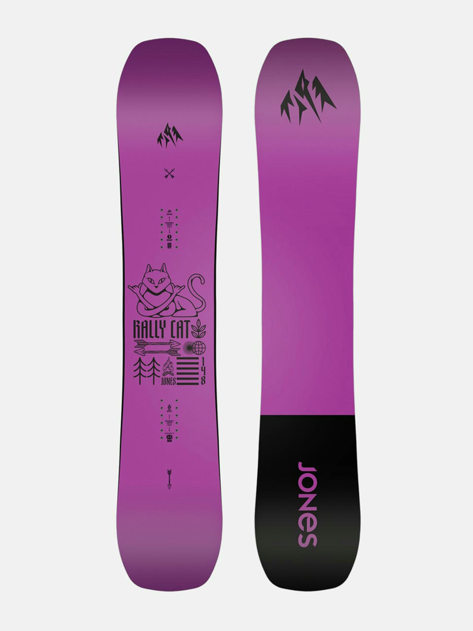 Жіноча Сноуборд Jones Snowboards Rally Cat (pink/black)