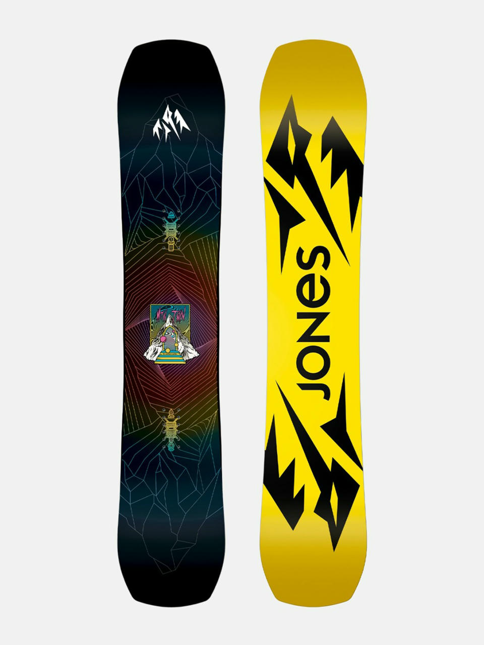 Сноуборд Jones Snowboards Mountain Twin (yellow/black)