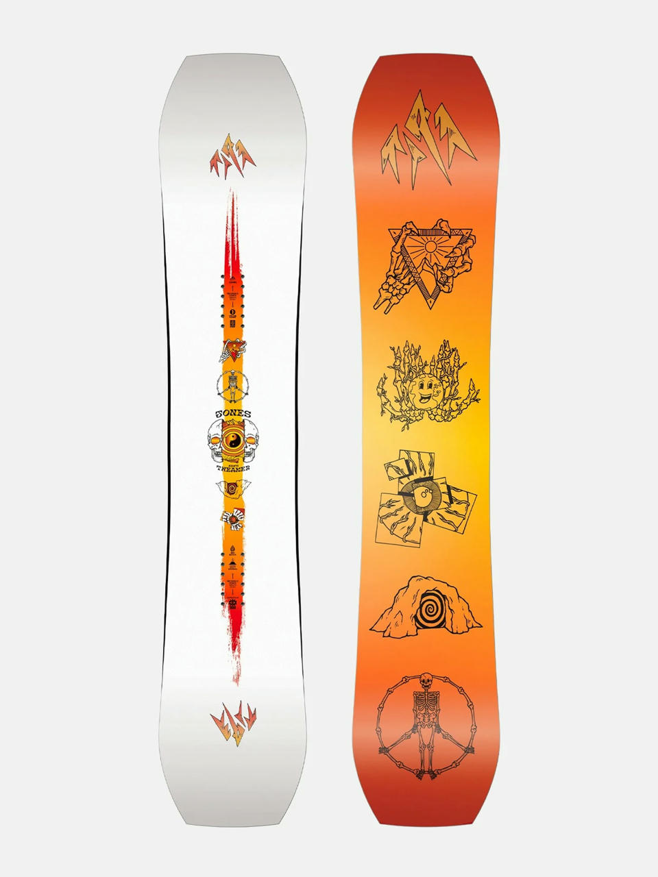 Чоловіча Сноуборд Jones Snowboards Tweaker (orange/yellow)