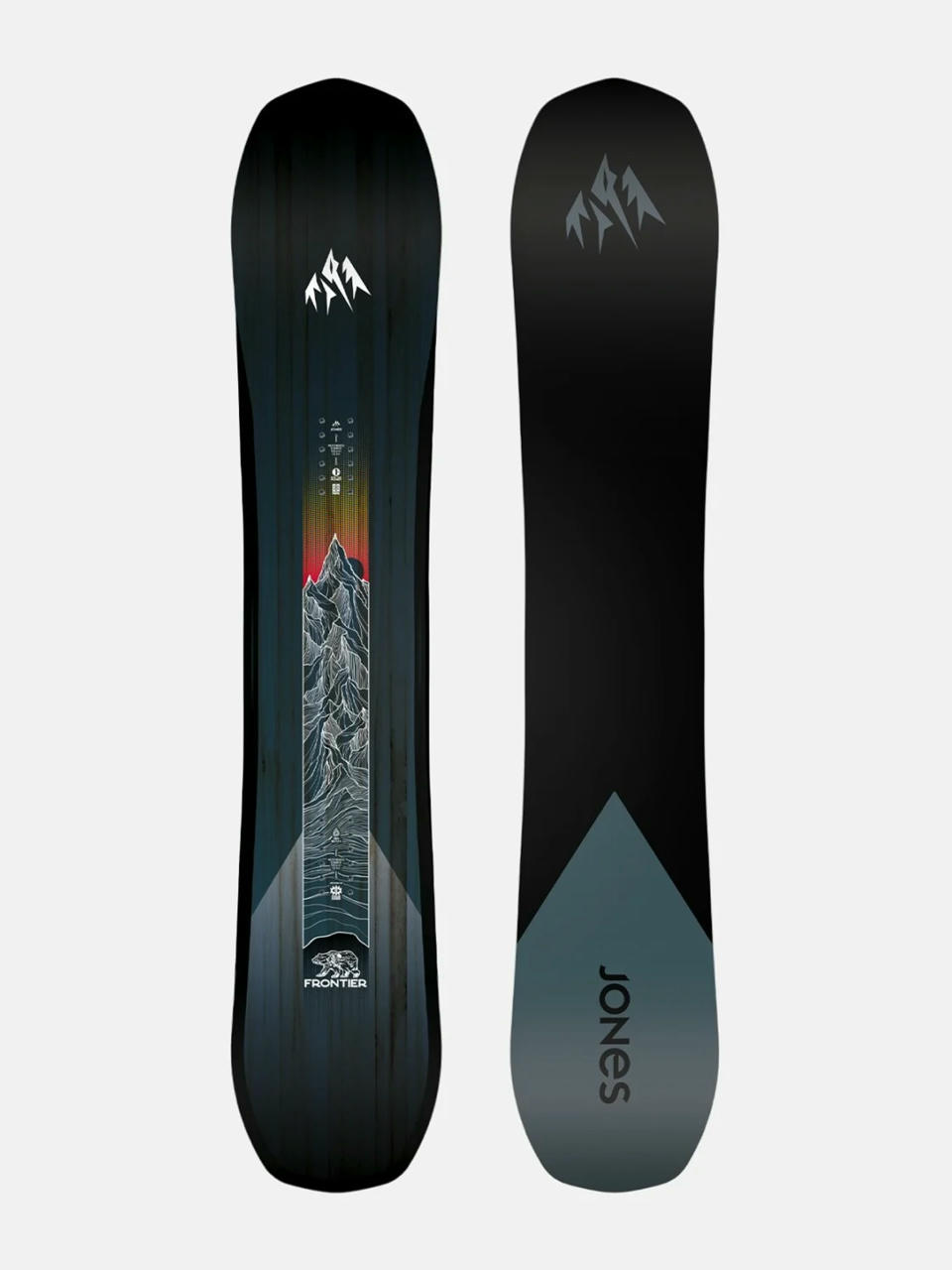 Чоловіча Сноуборд Jones Snowboards Frontier (black/dark teal)