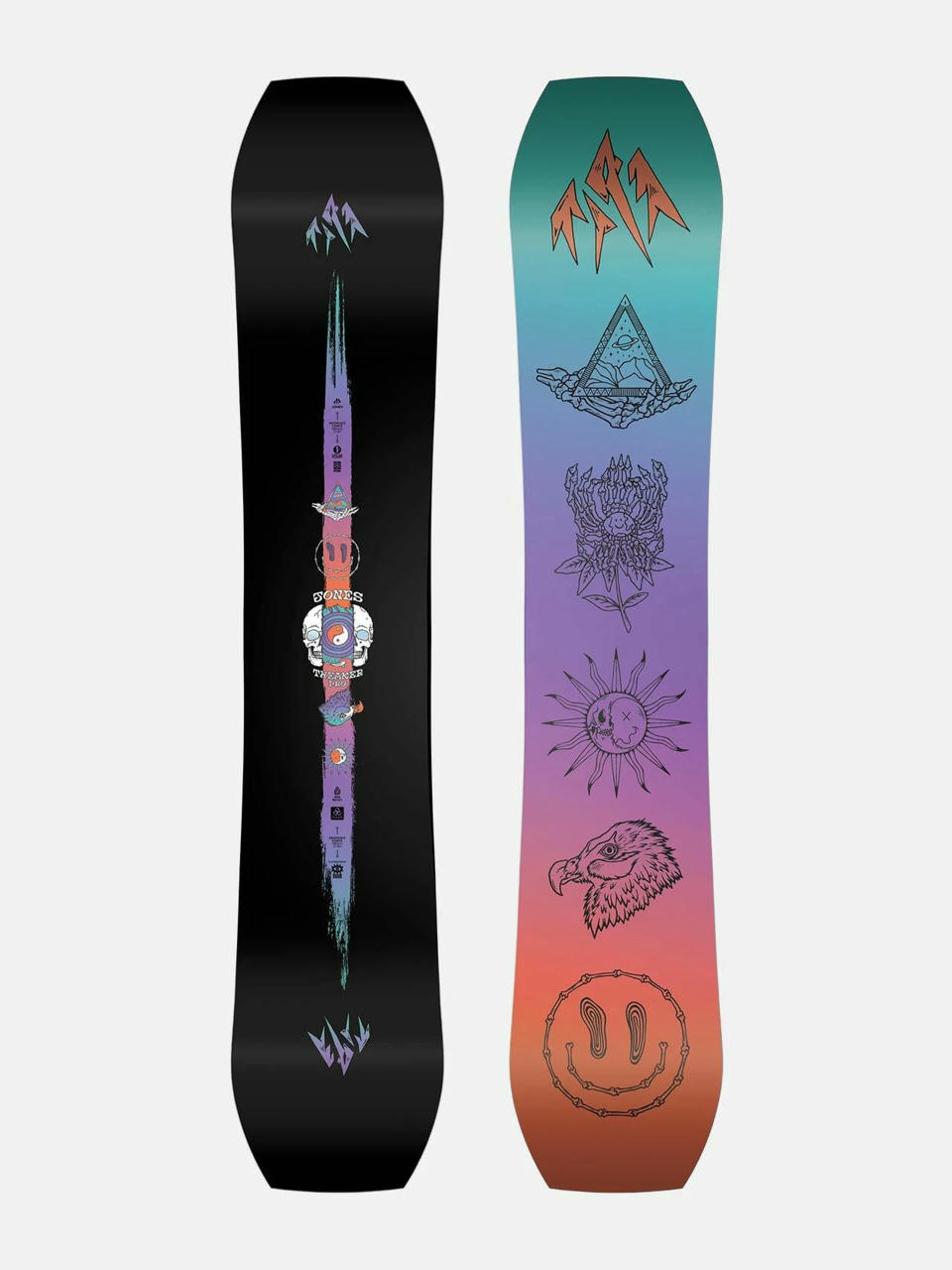 Чоловіча Сноуборд Jones Snowboards Tweaker Pro (teal/purple/orange)