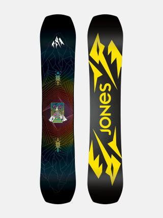 Сноуборд Jones Snowboards Mountain Twin (black/yellow)