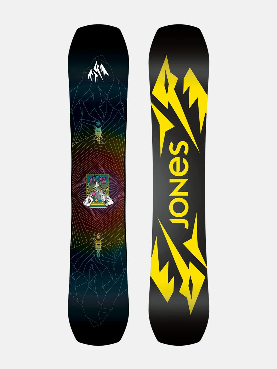 Сноуборд Jones Snowboards Mountain Twin (black/yellow)