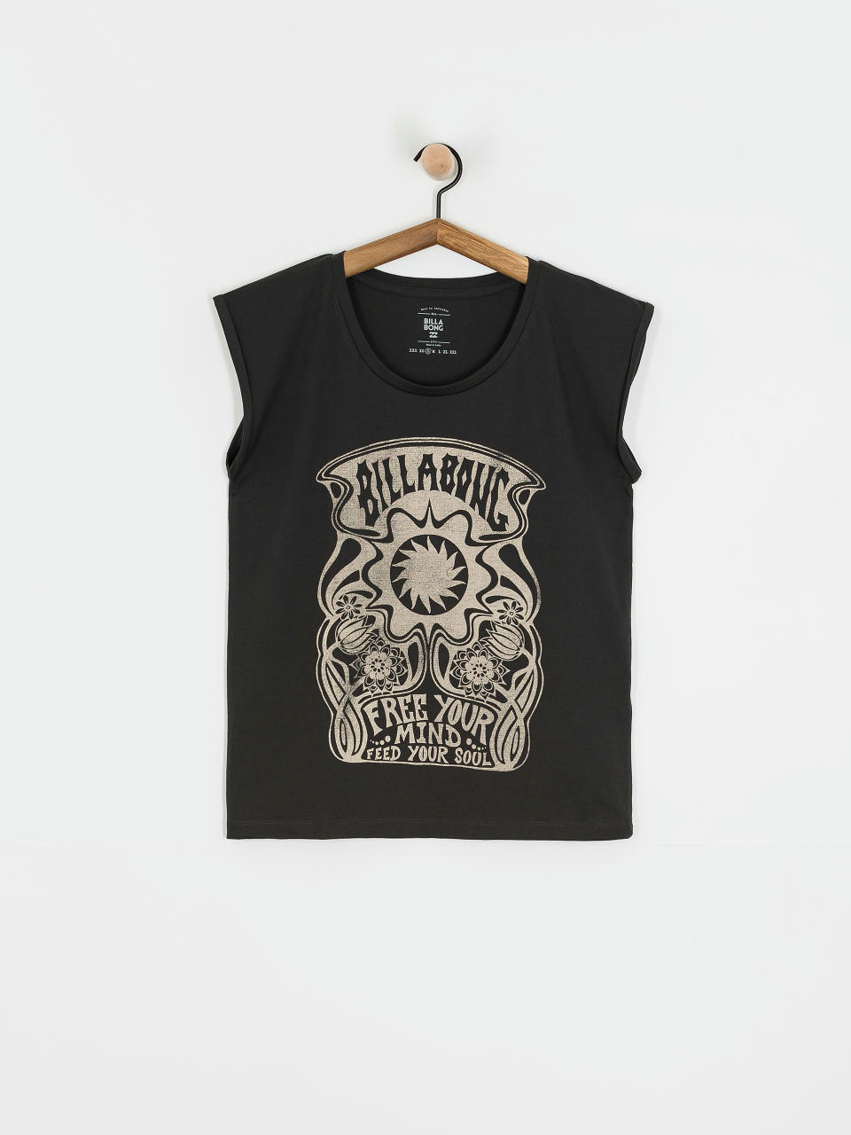 Футболка Billabong Mind Free Wmn (off black)