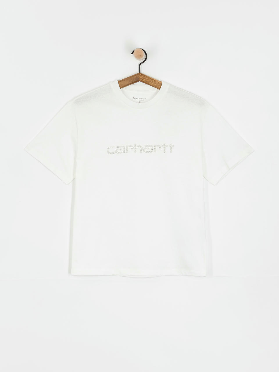 Футболка Carhartt WIP Rivet Script Wmn (white/silver)