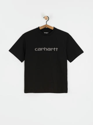 Футболка Carhartt WIP Rivet Script Wmn (black/silver)