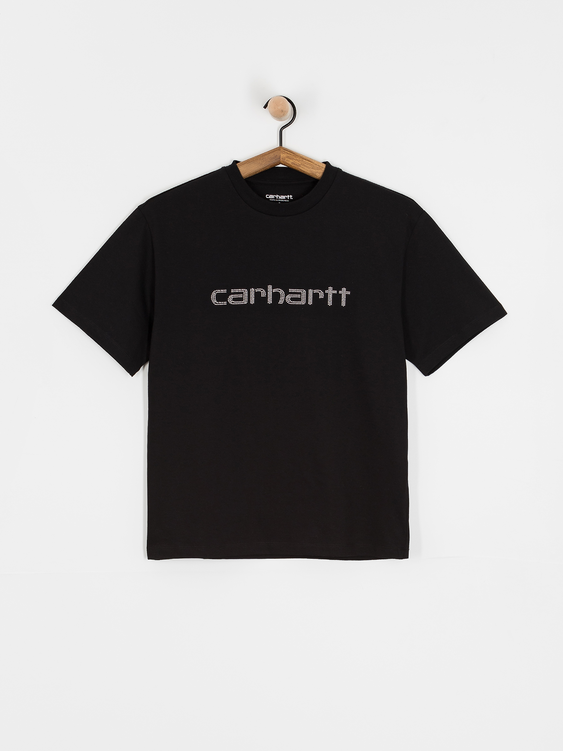 Футболка Carhartt WIP Rivet Script Wmn (black/silver)