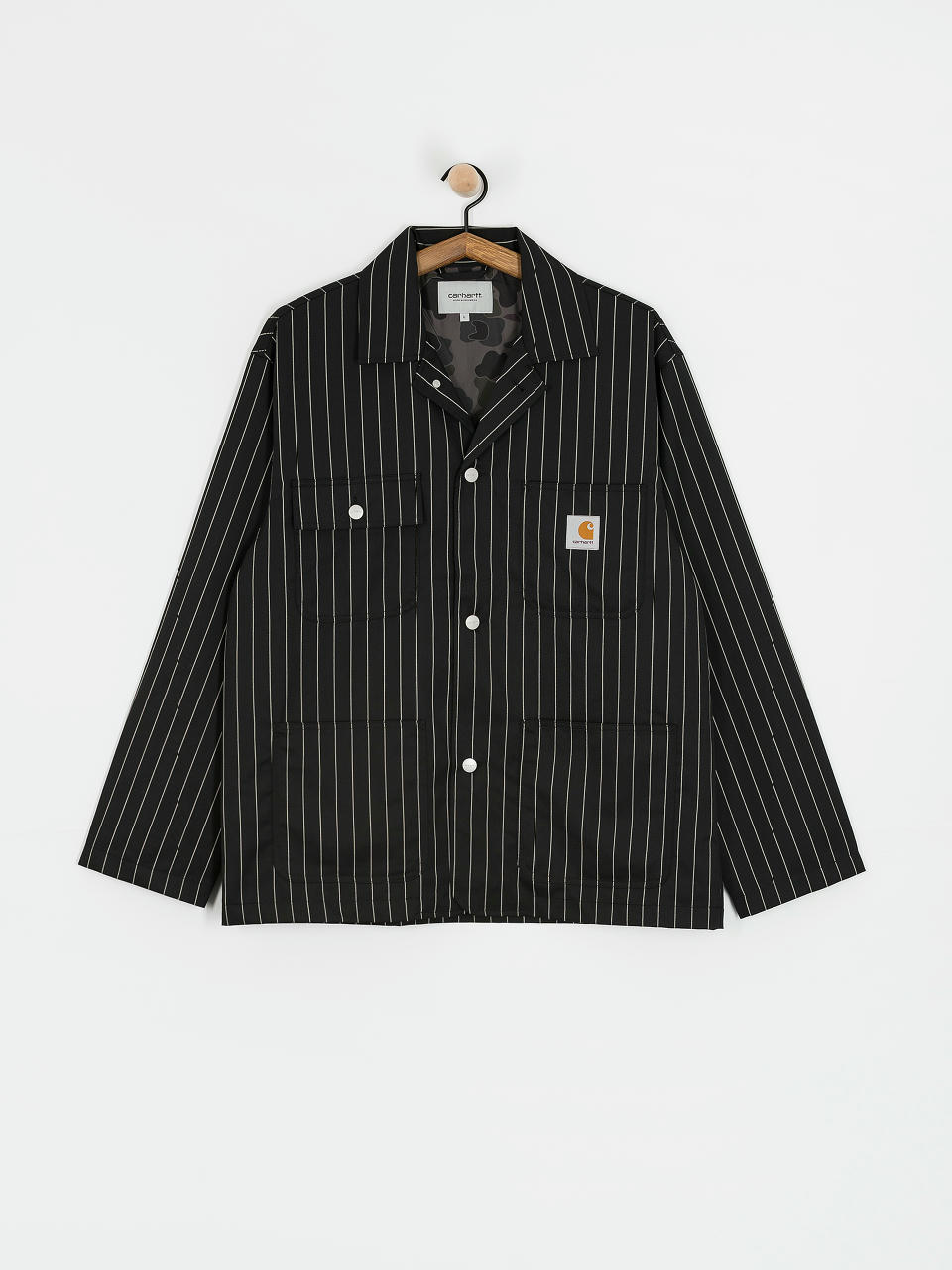 Куртка Carhartt WIP Seaton Blazer (seaton stripe black)