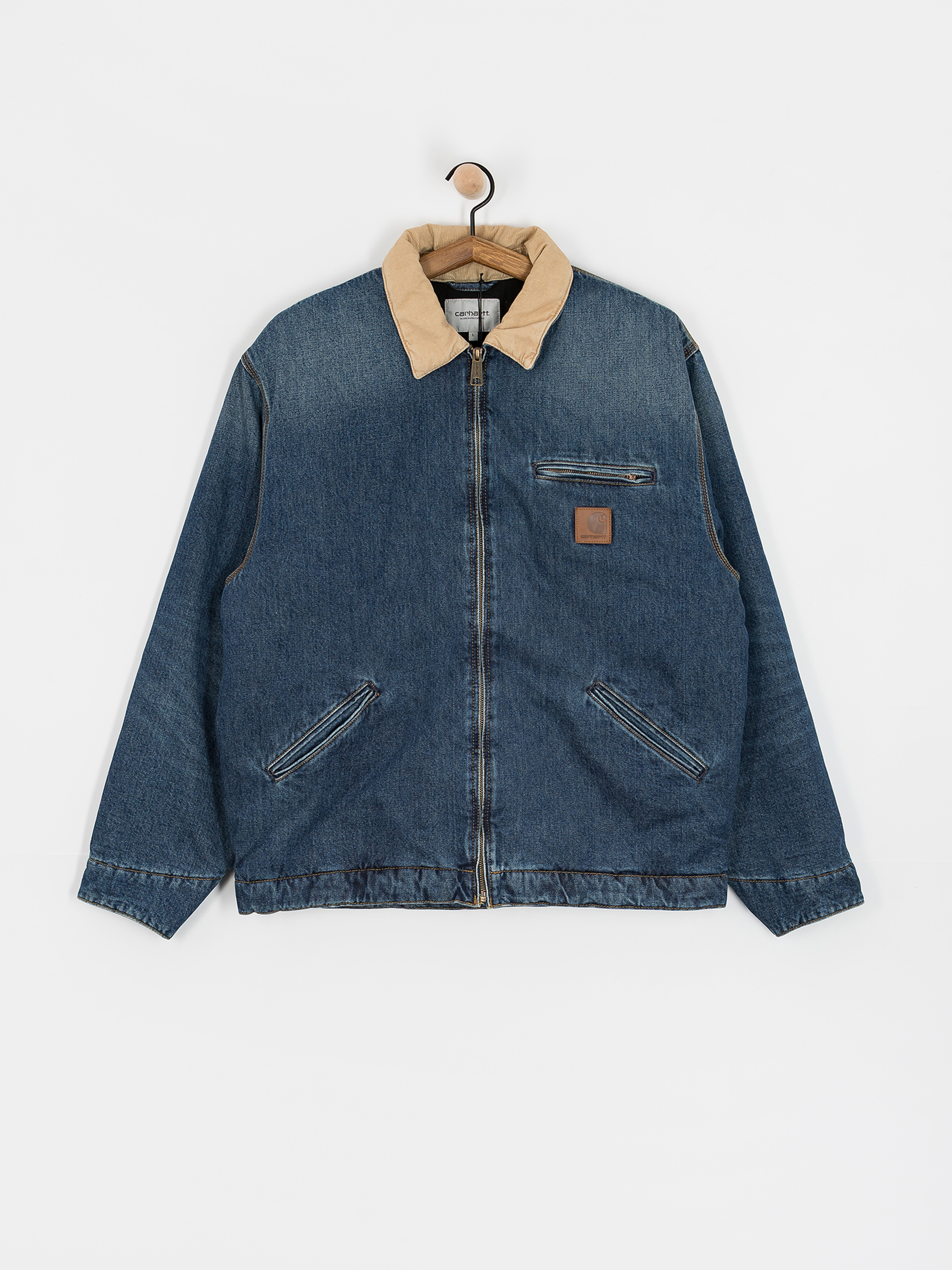 Куртка Carhartt WIP OG Detroit - блакитний (blue/dusty h brown)
