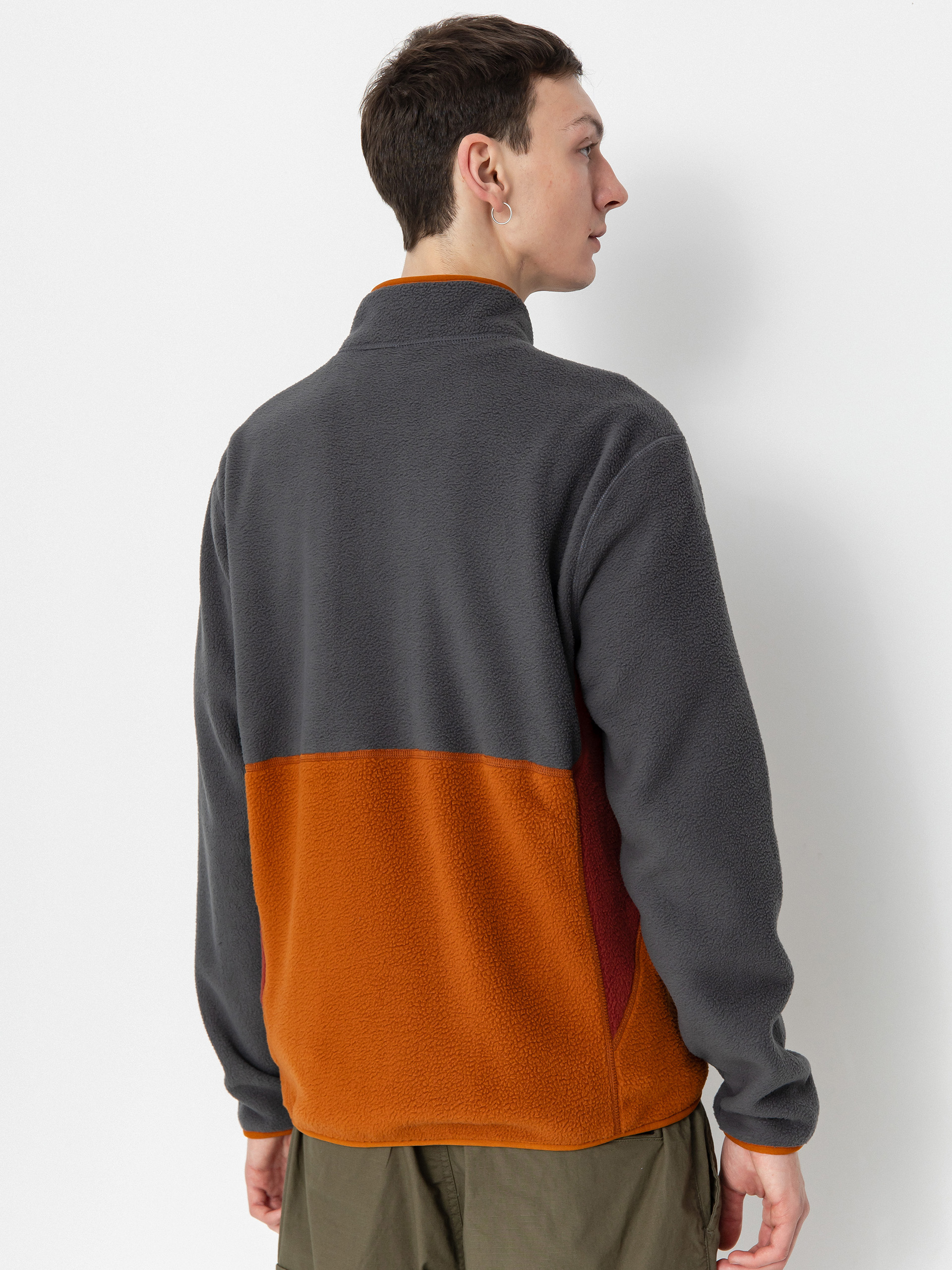 Чоловіча Термосвітшот Volcom Fleecer Full Zip (charcoal)