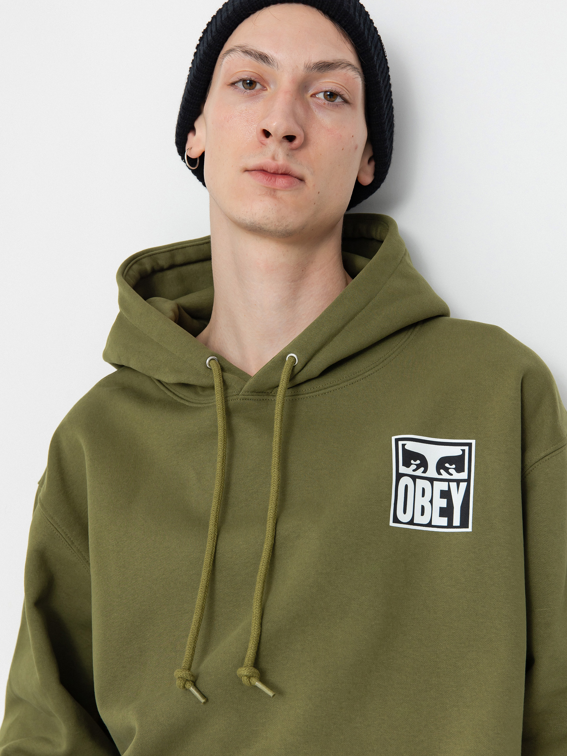 Худі OBEY Eyes Icon HD (moss green)