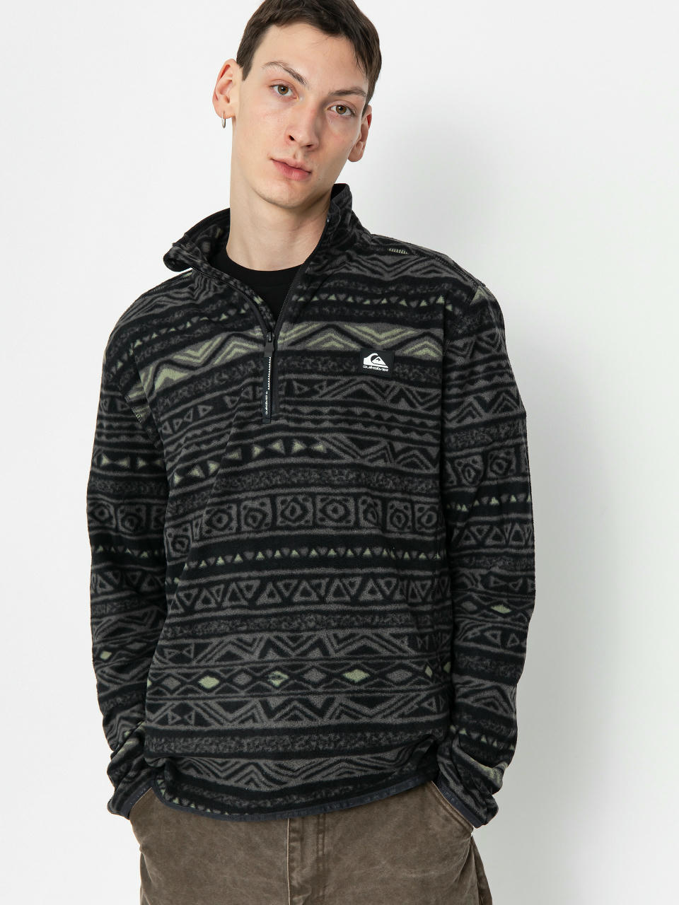 Флісовий светр Quiksilver Aker (tribal heritage blk)