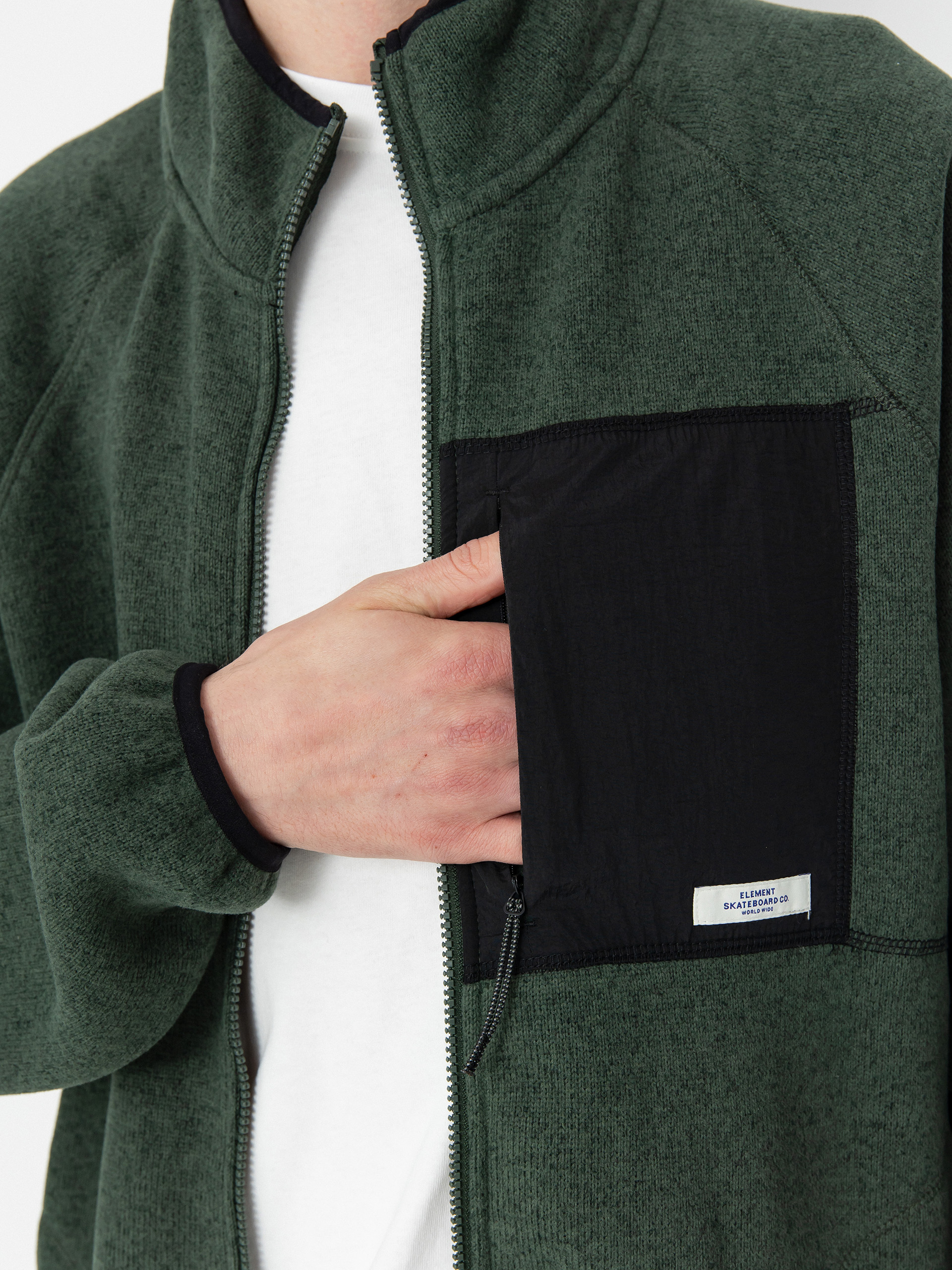 Чоловічий Флісовий светр Element Sahtu Zip (deep forest)