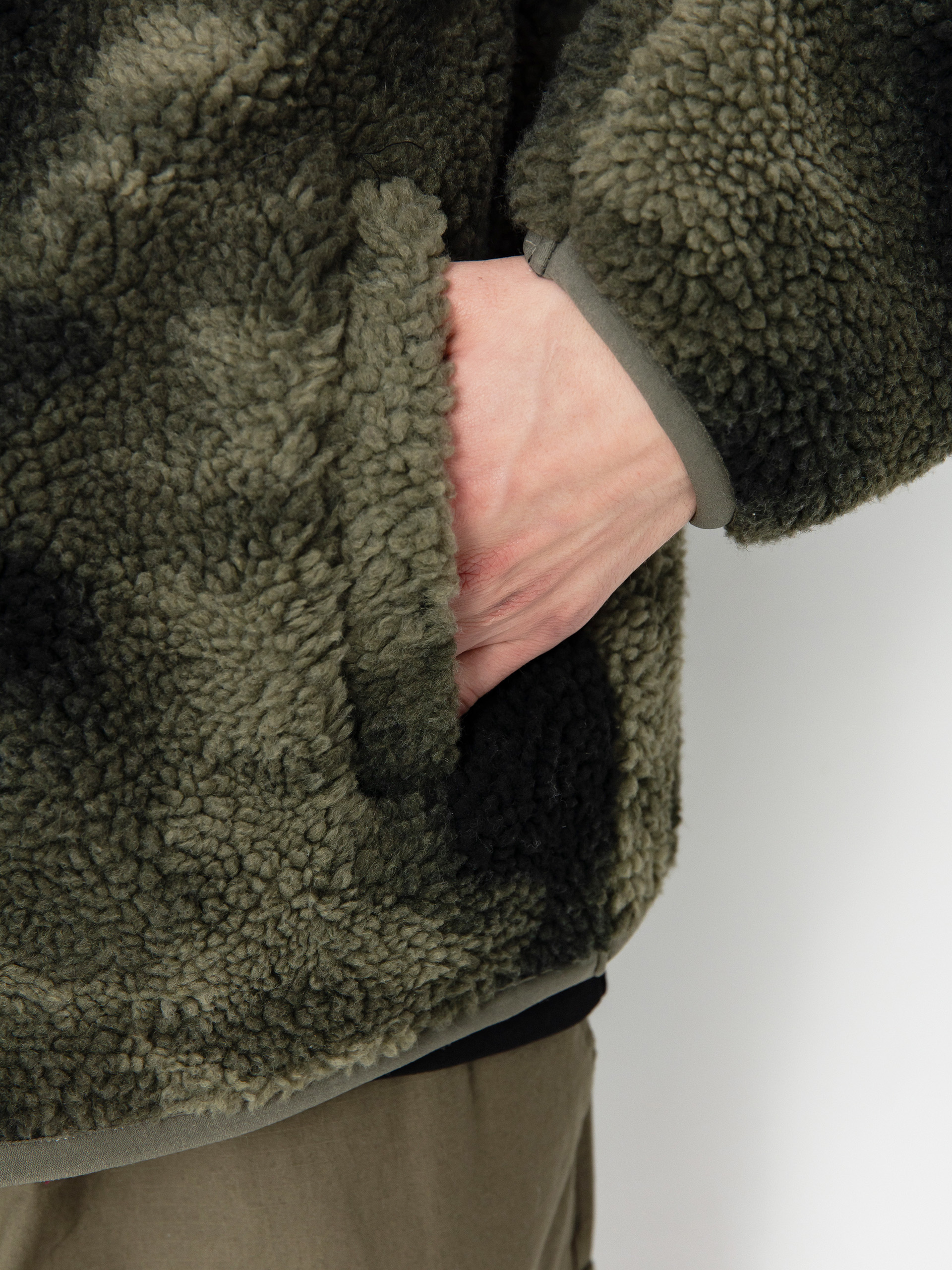 Чоловічий Флісовий светр DC Traverse (olive overspray prnt)