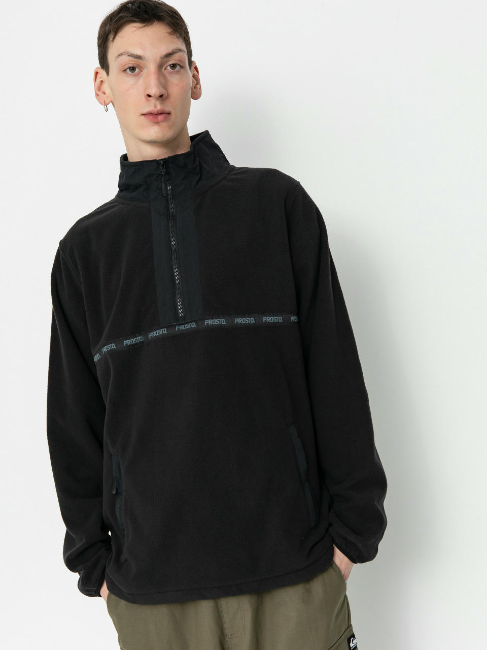 Світшот Prosto Nero Half Zip (black)