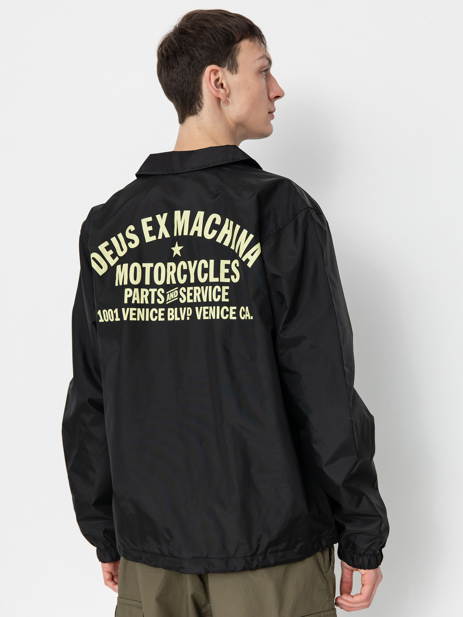 Куртка Deus Ex Machina Venice Coach - чорний (black)