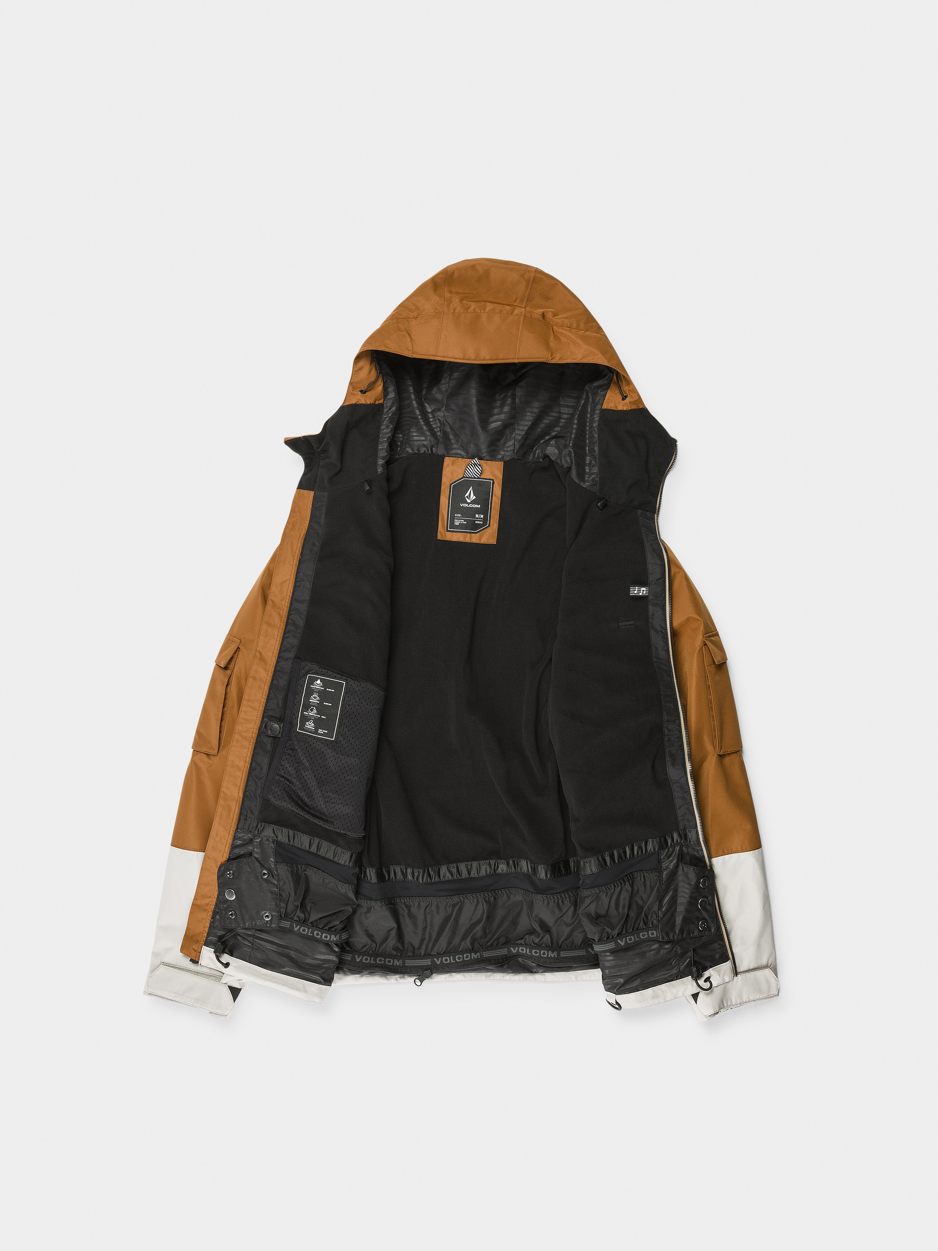 Чоловіча Сноубордична куртка Volcom Nightbreaker 20K (chestnut brown)