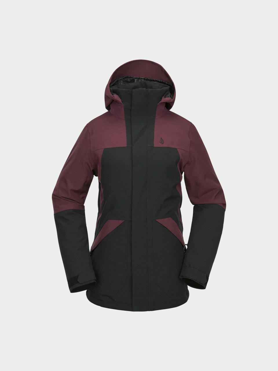 Жіноча Сноубордична куртка Volcom Shelter 3D Stretch (burgundy)