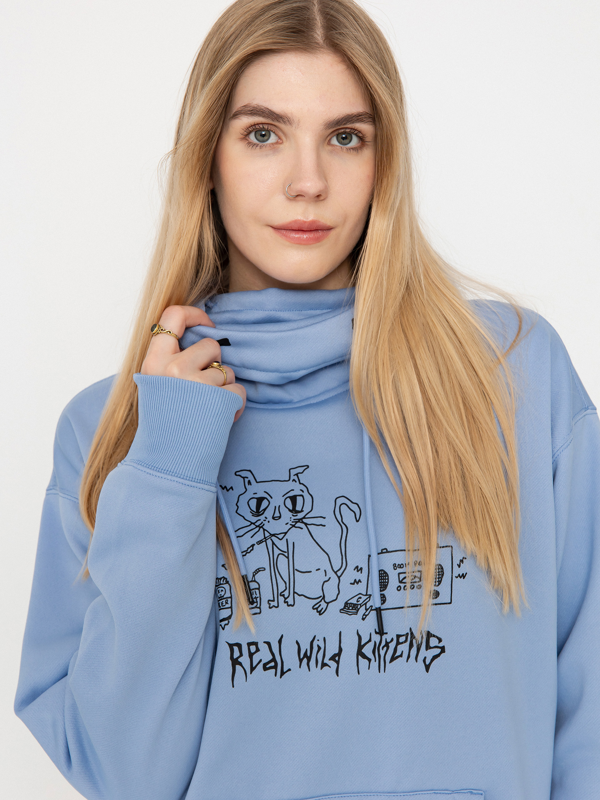 Жіноча Термосвітшот Volcom Riding Hydro HD (crystal blue)