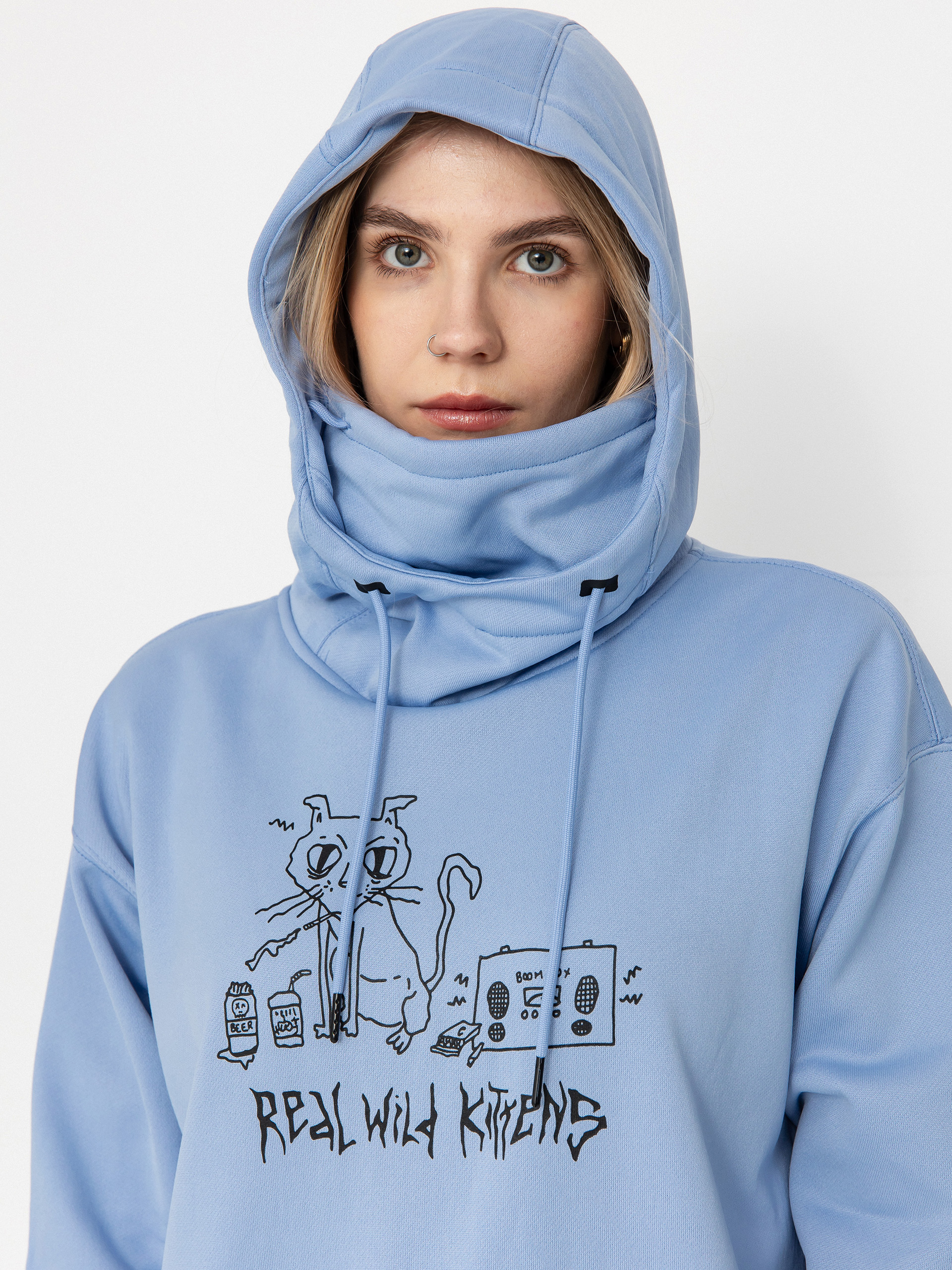 Жіноча Термосвітшот Volcom Riding Hydro HD (crystal blue)