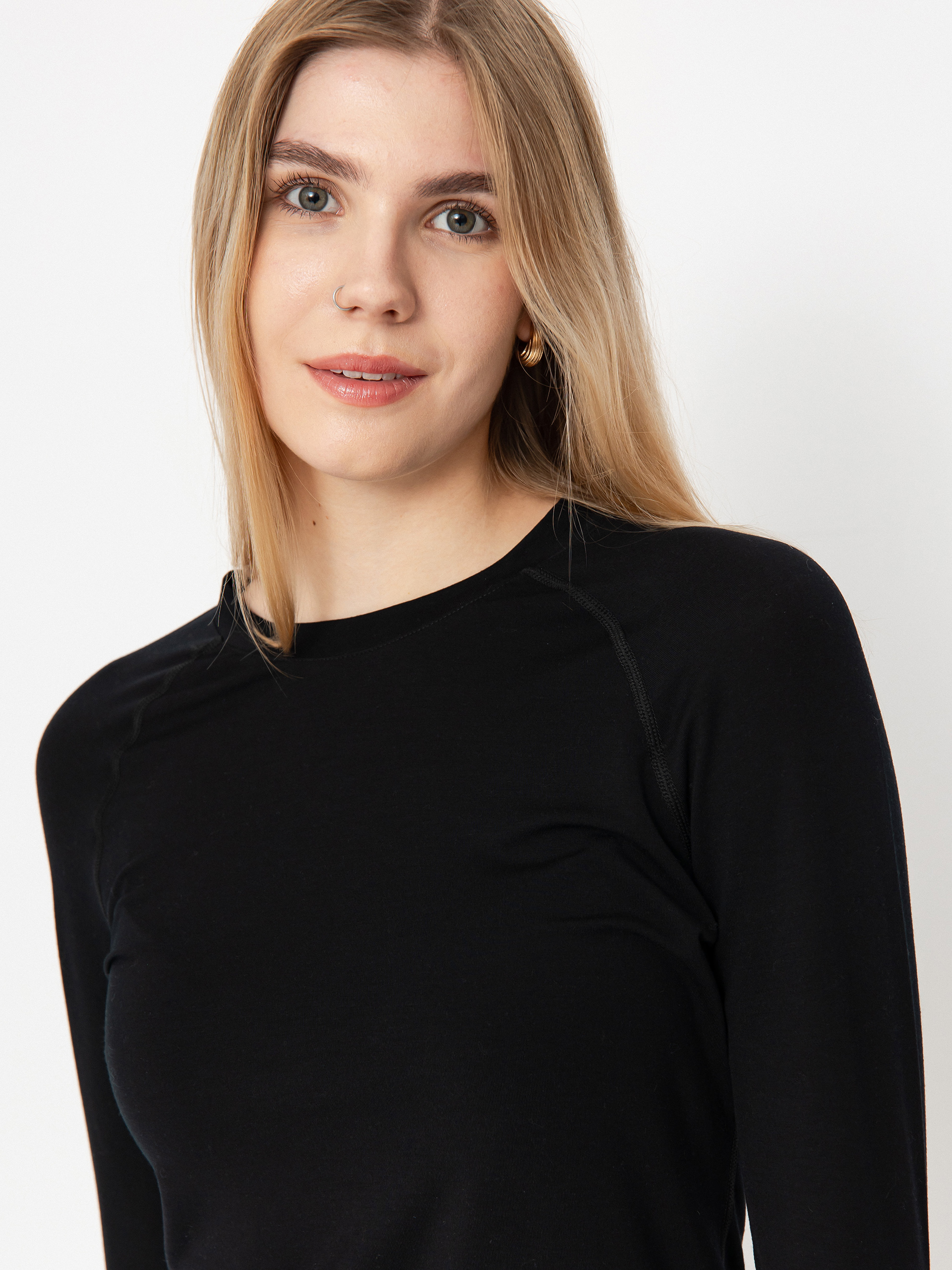 Жіночий Термолонгслів Volcom Merino Blend Crew (black)