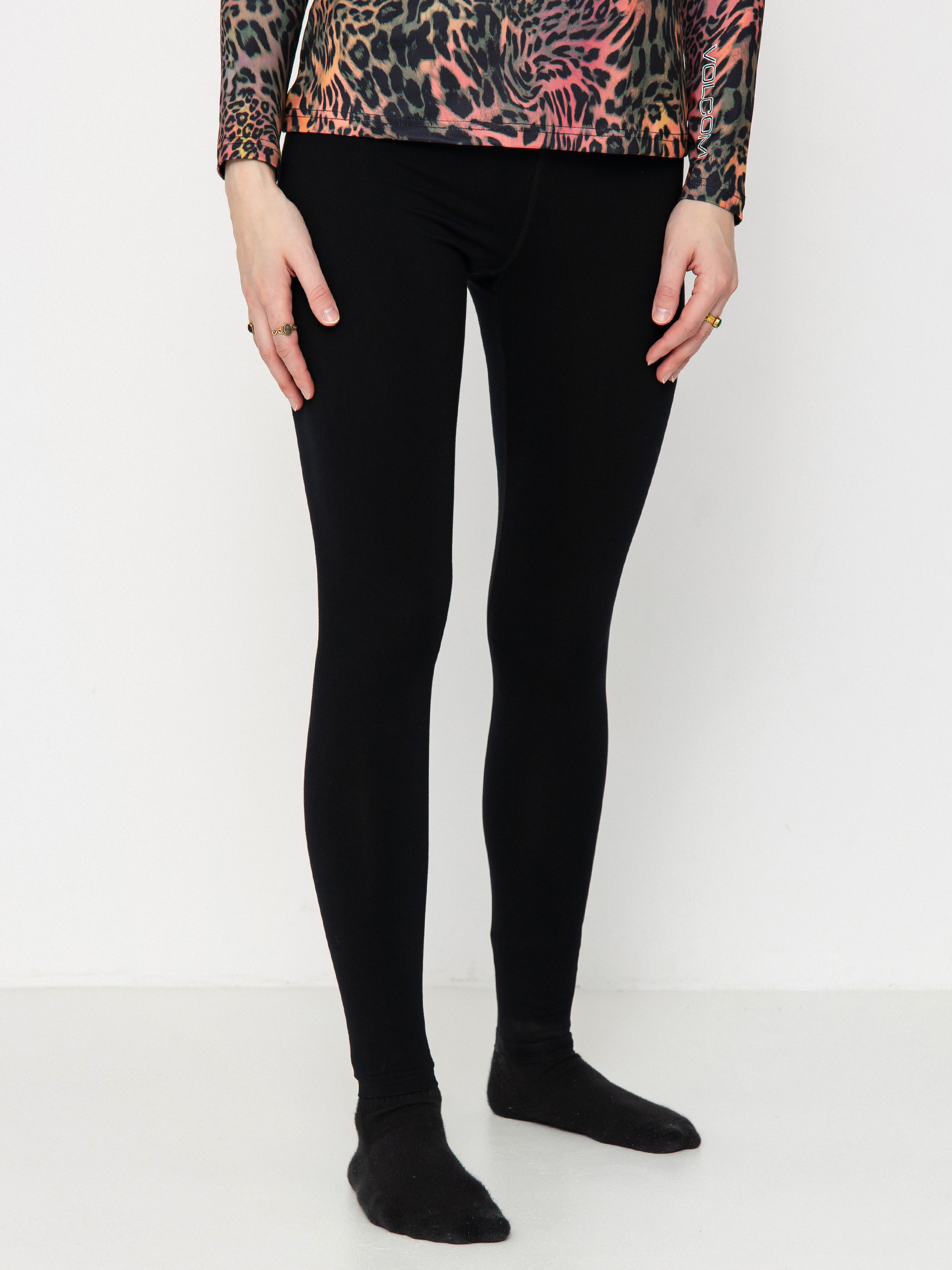 Жіночі Термолегінси Volcom Merino Blend (black)