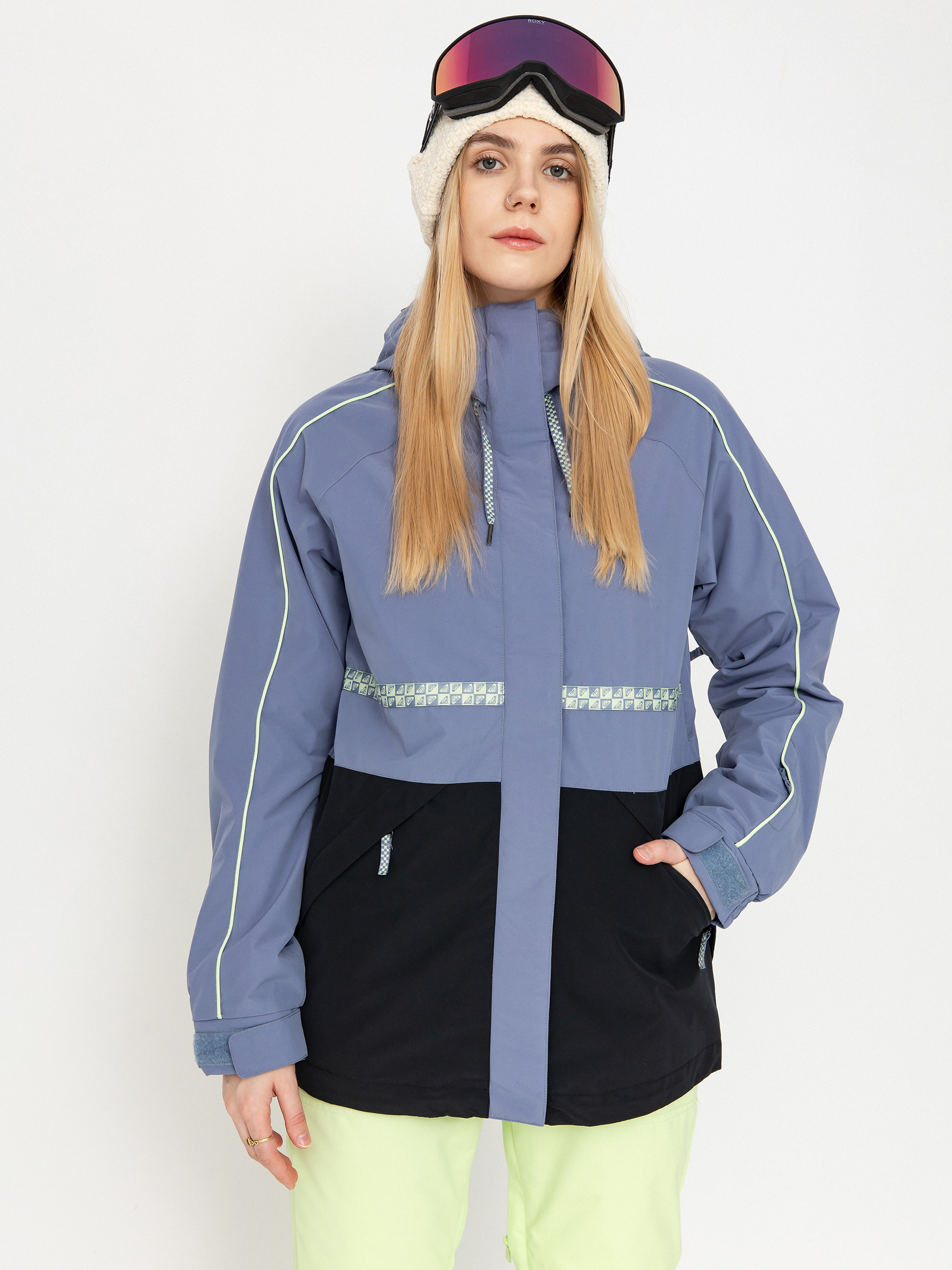 Жіноча Сноубордична куртка Roxy Highridge Hoodie (wild wind)