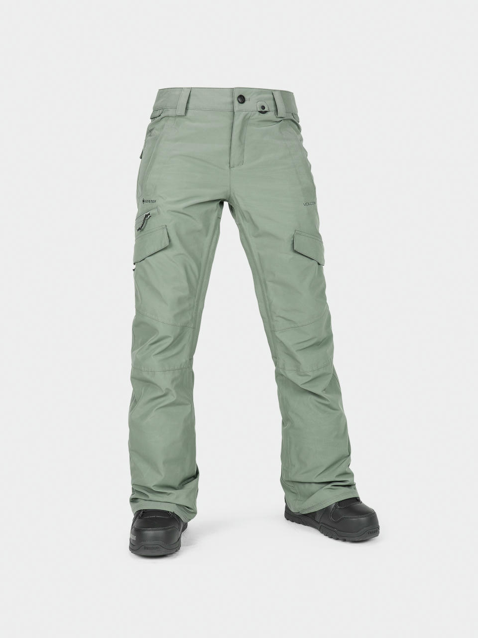 Жіночі Сноубордичні штани Volcom Aston Gore Tex (lichen green)