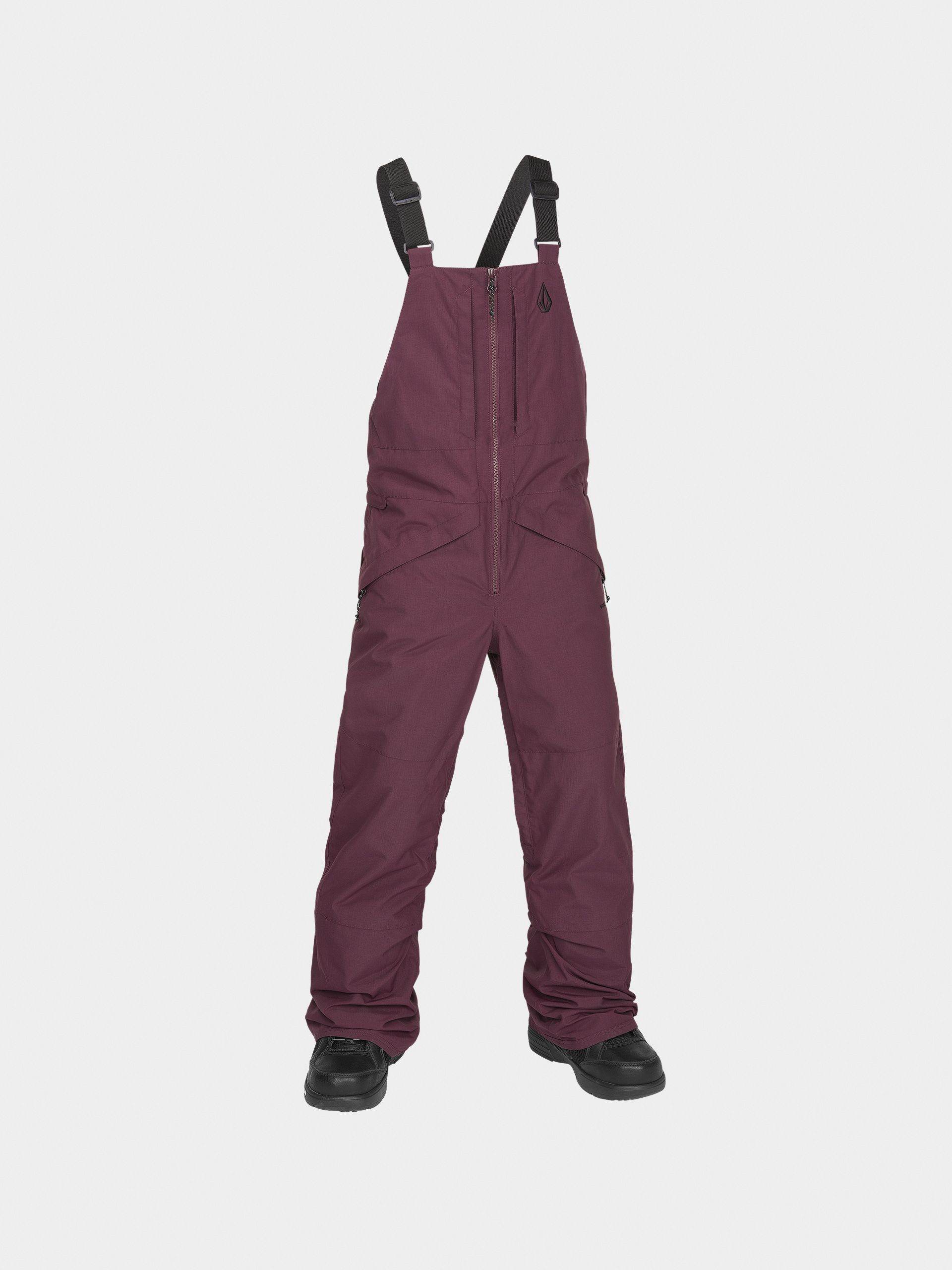 Сноубордичні штани Volcom Barkley Ins Bib Overall JR (burgundy)