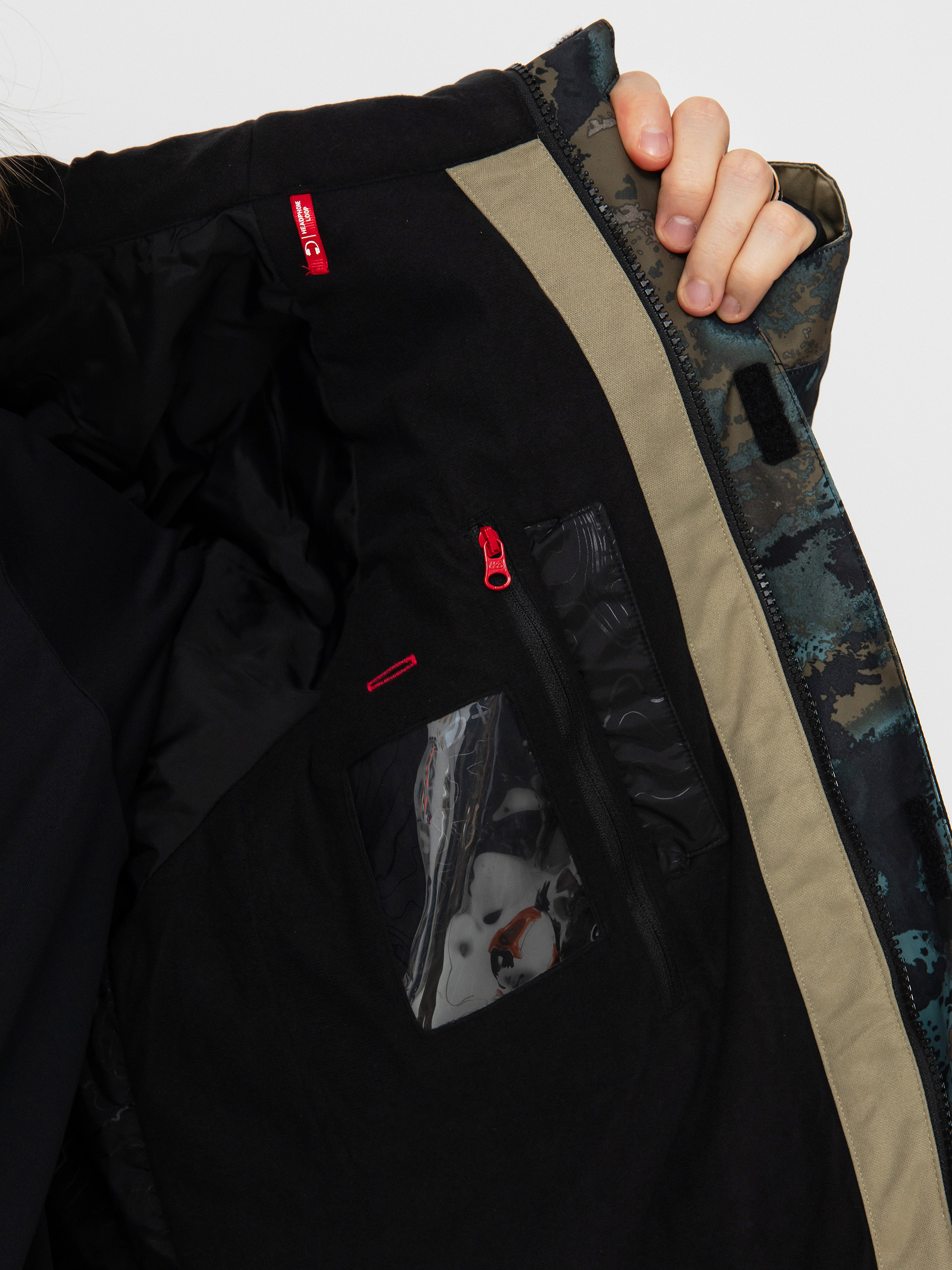 Чоловіча Сноубордична куртка 686 Geo Insulated (cypress green hemisphere colorblock)