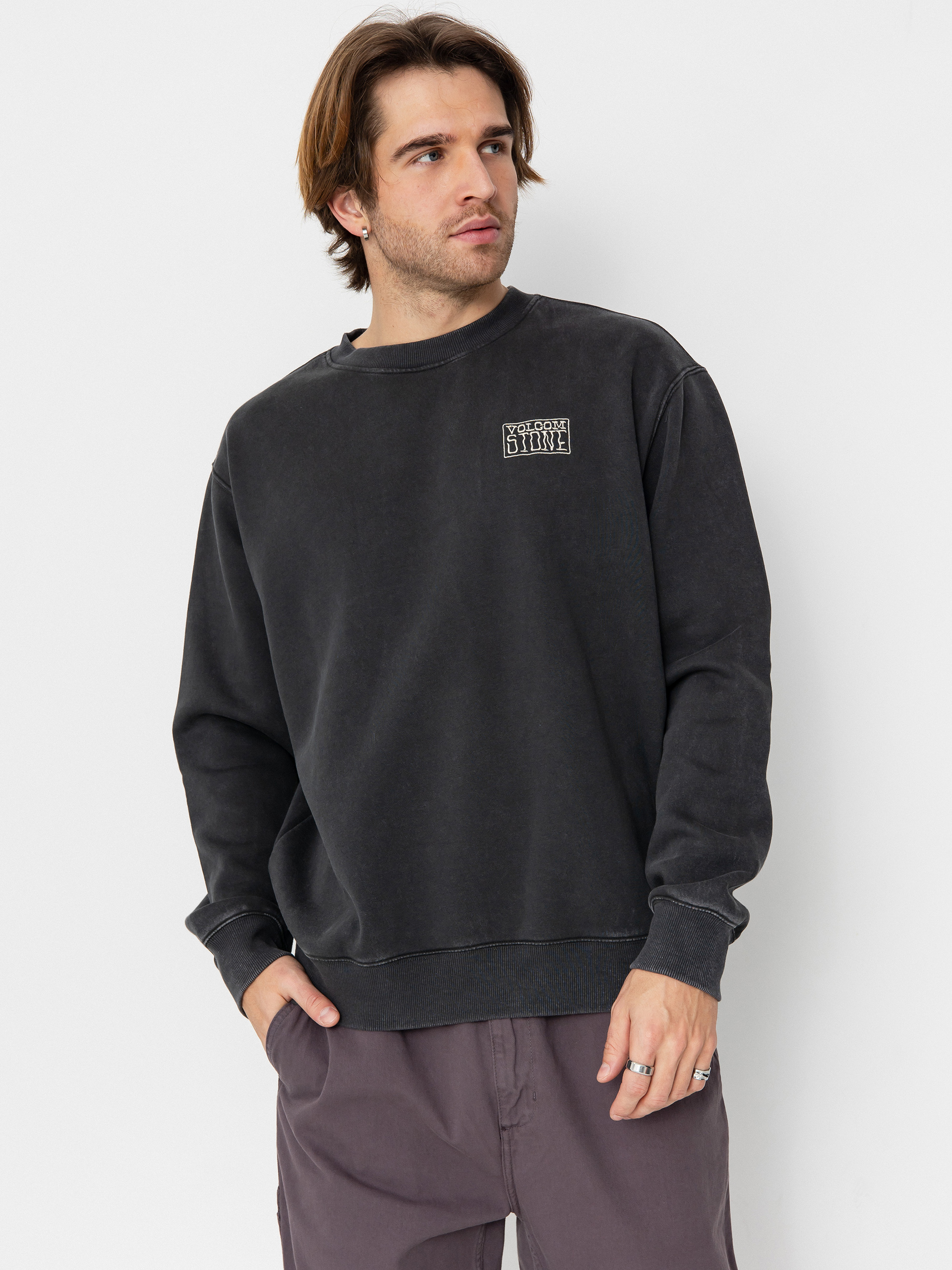 Світшот Volcom Backwash Crew (asphalt black)