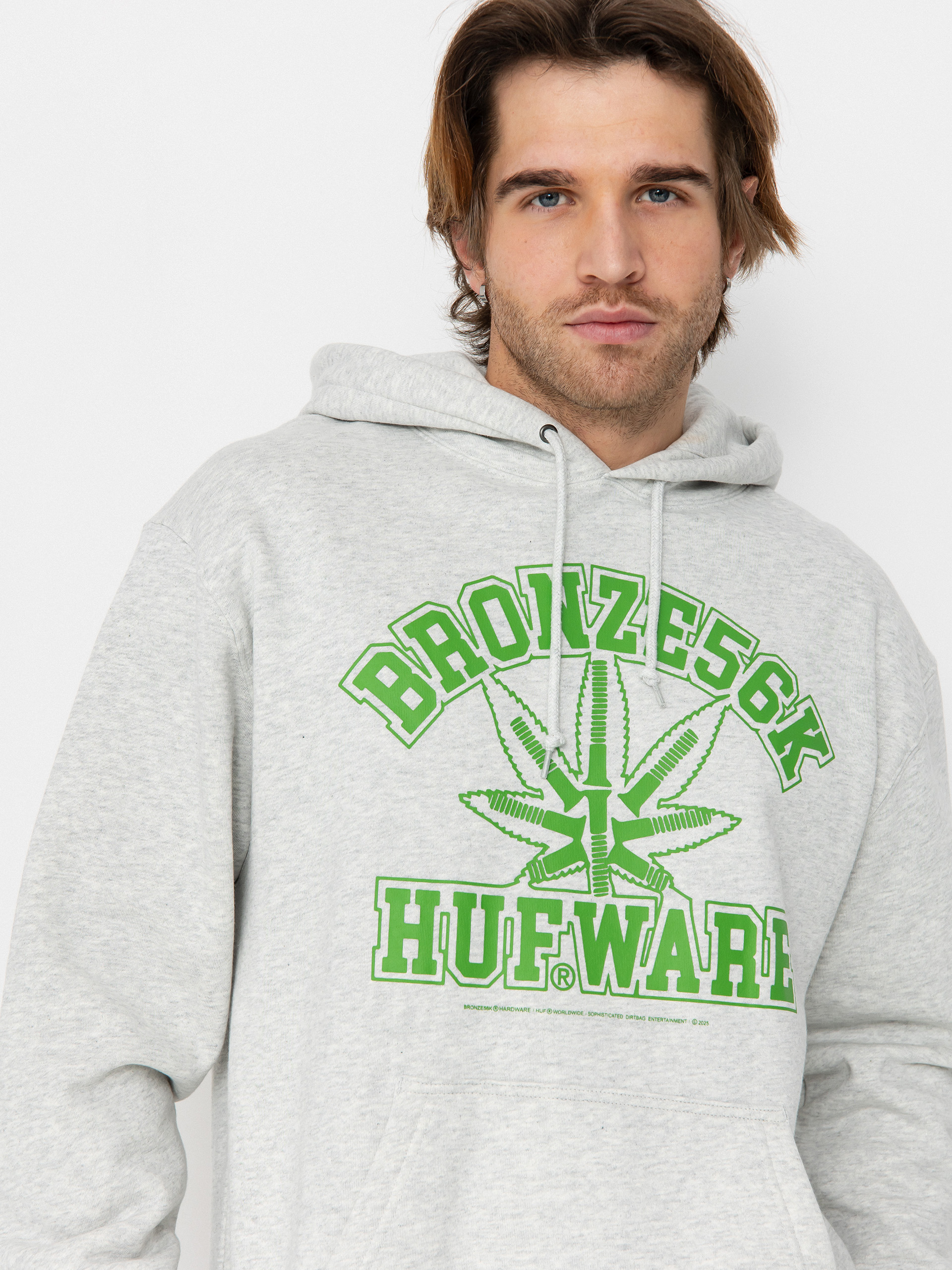 Худі HUF X Bronze Plantware HD (ash)
