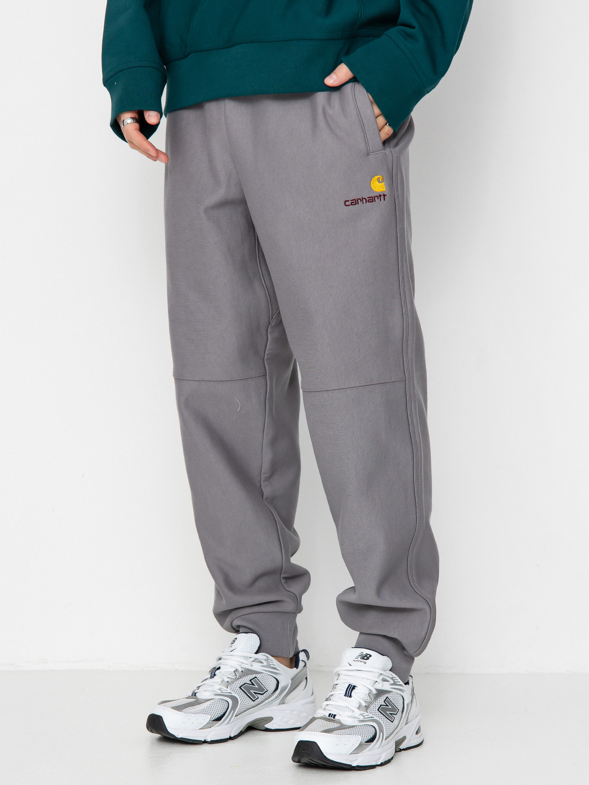 Штани Carhartt WIP American Script Jogging (yosemite)