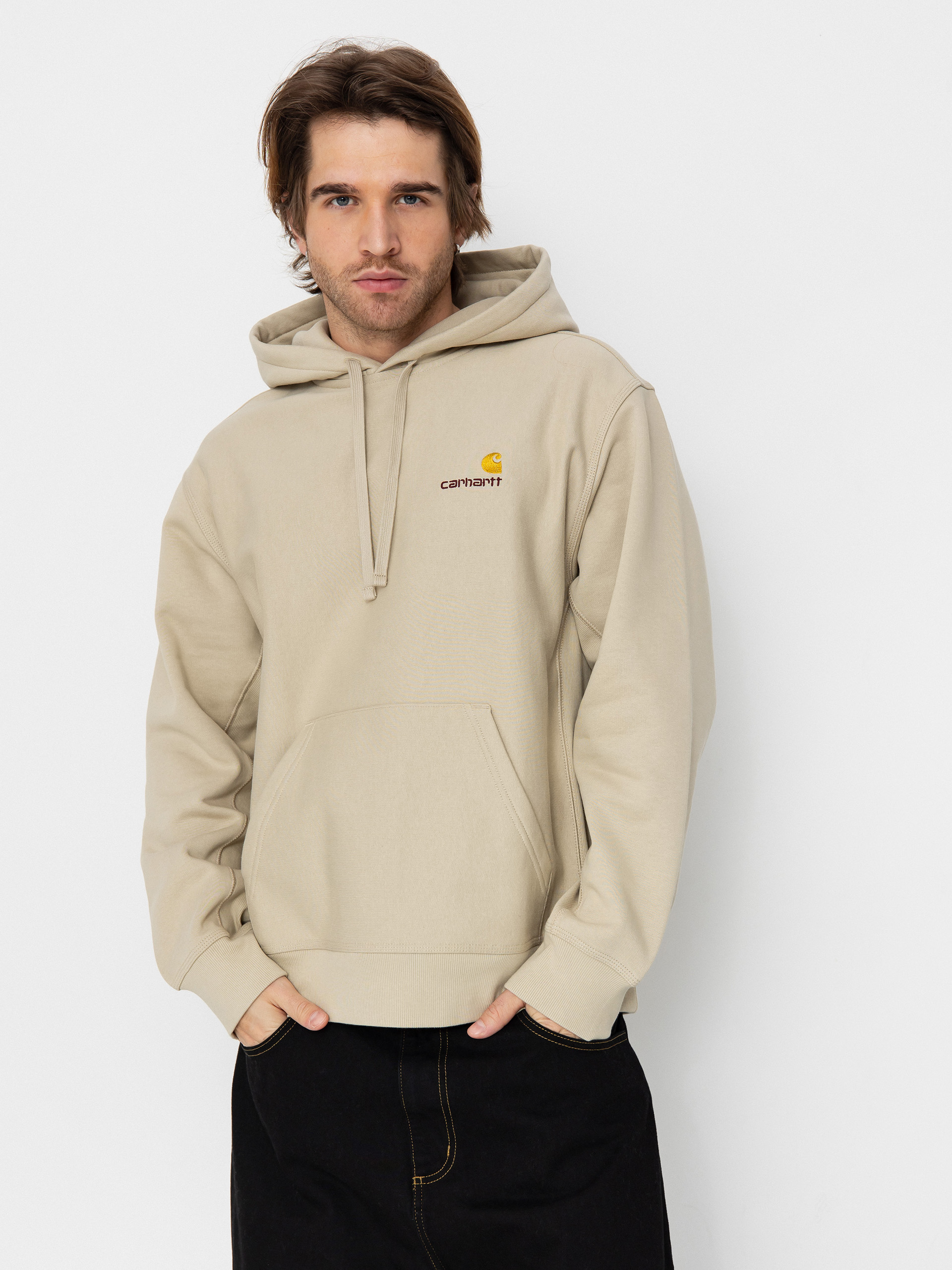 Худі Carhartt WIP American Script HD (fleur de sel)