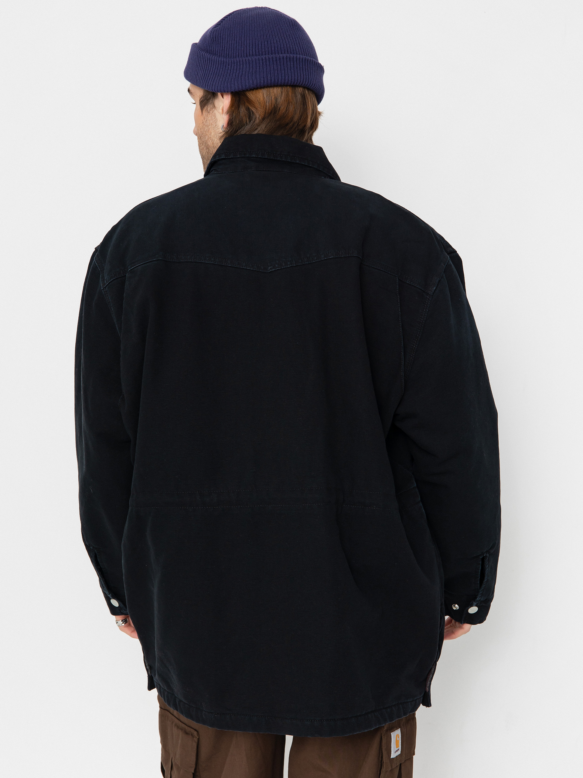 Куртка Carhartt WIP OG Santa Fe Coat - чорний (black/black)