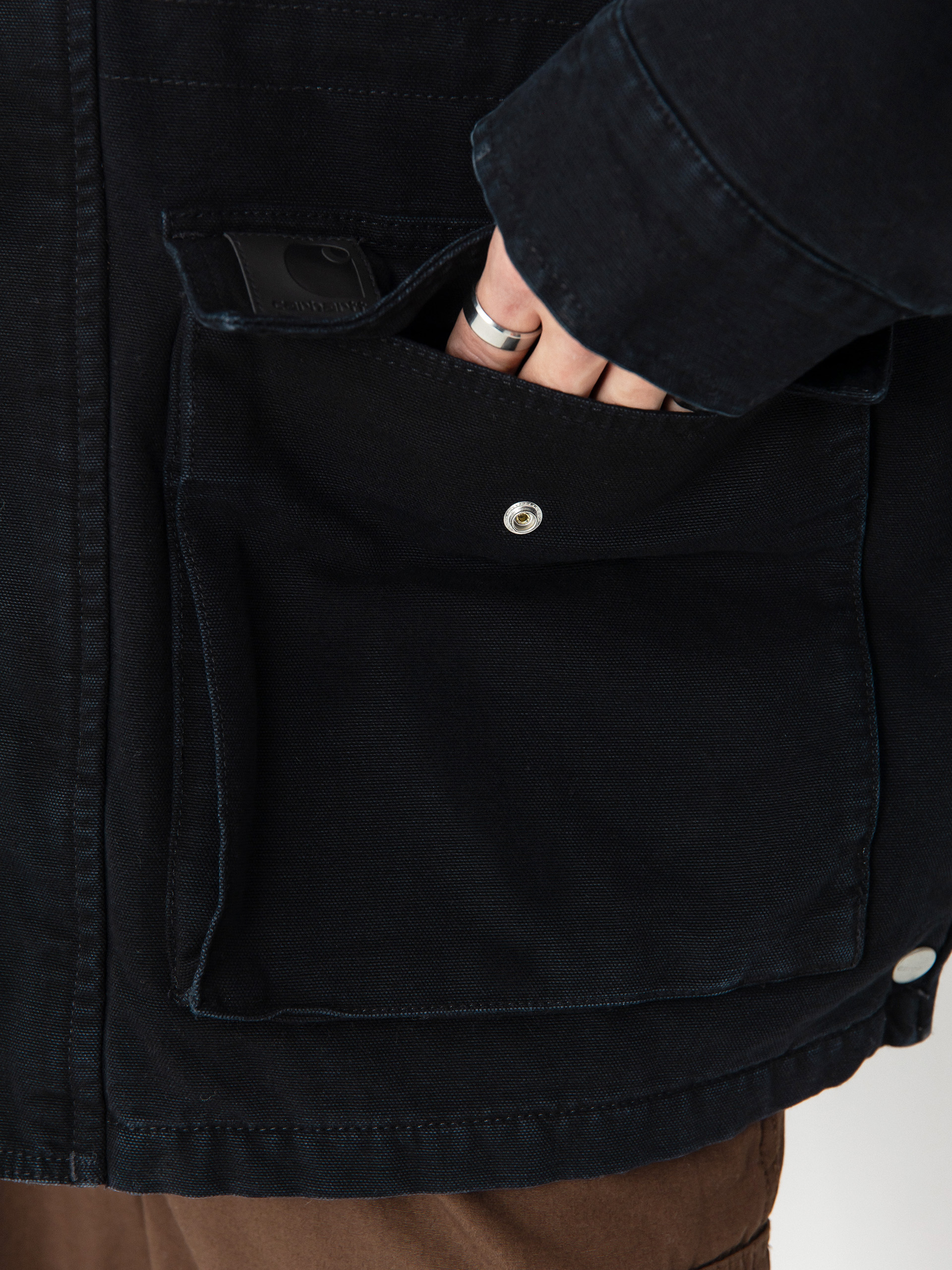 Куртка Carhartt WIP OG Santa Fe Coat (black/black)