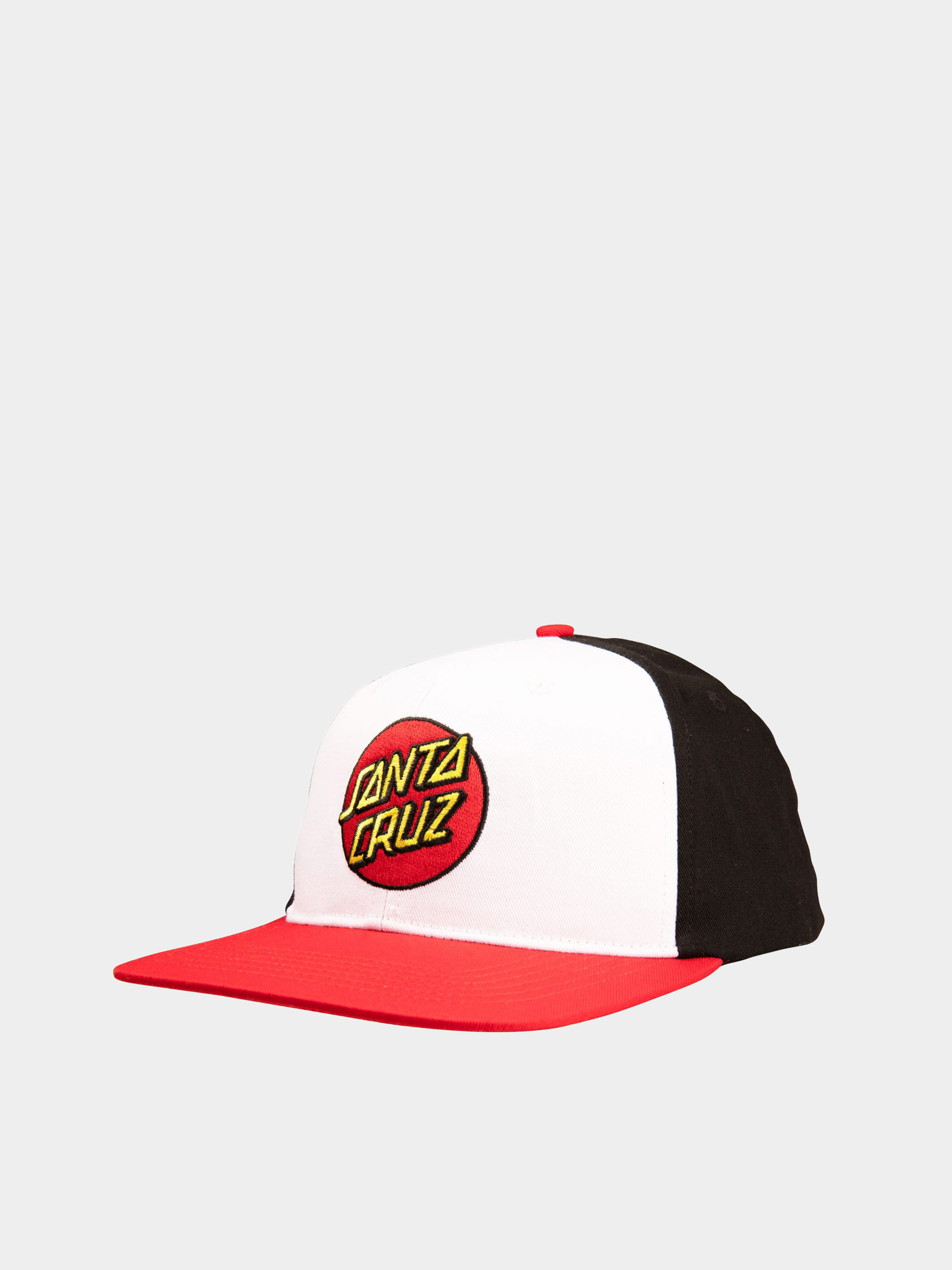 Кепка Santa Cruz Classic Dot Snapback (white/black/red)