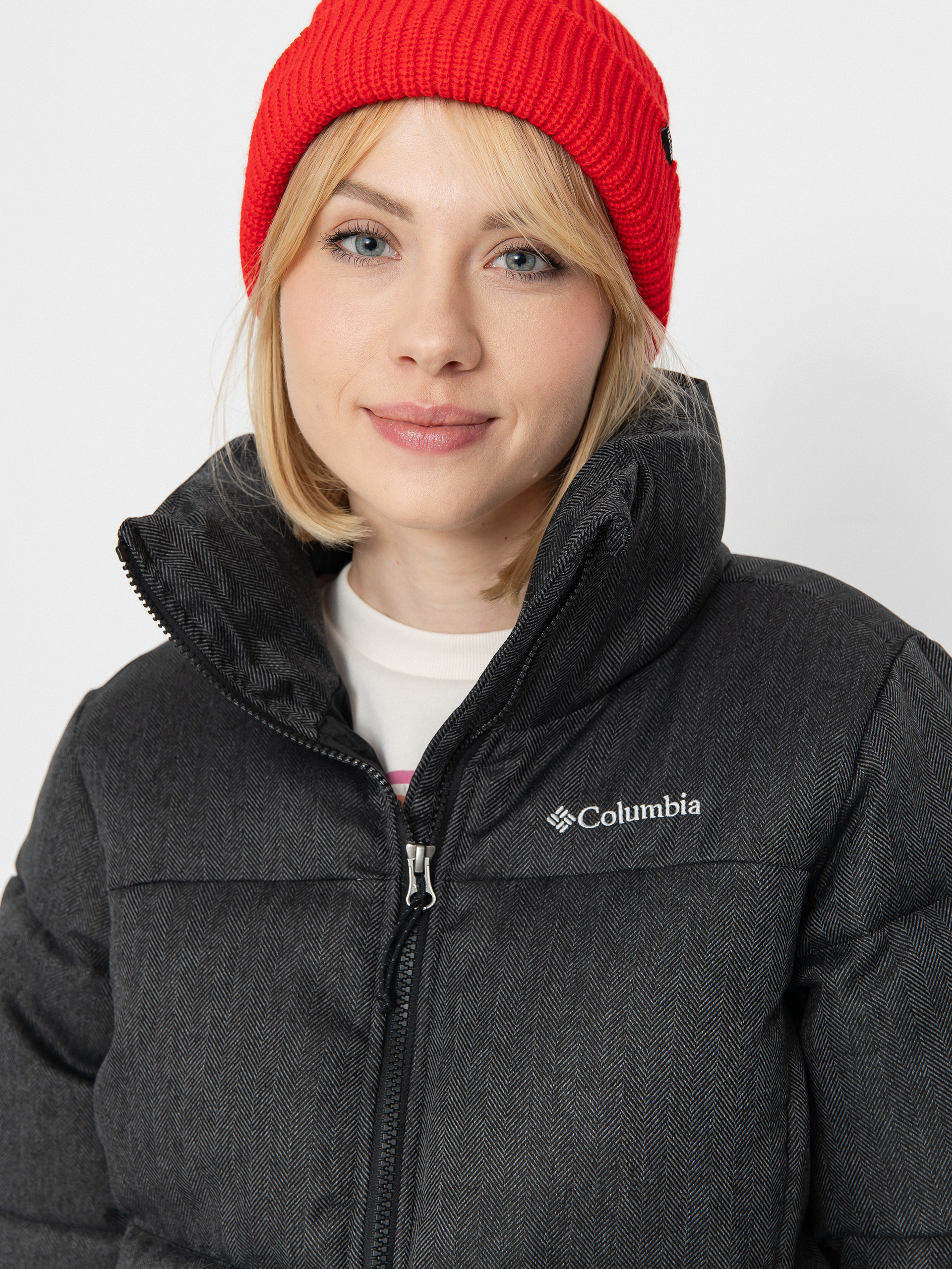 Куртка Columbia Puffect Herringbone Wmn (black herringbo)