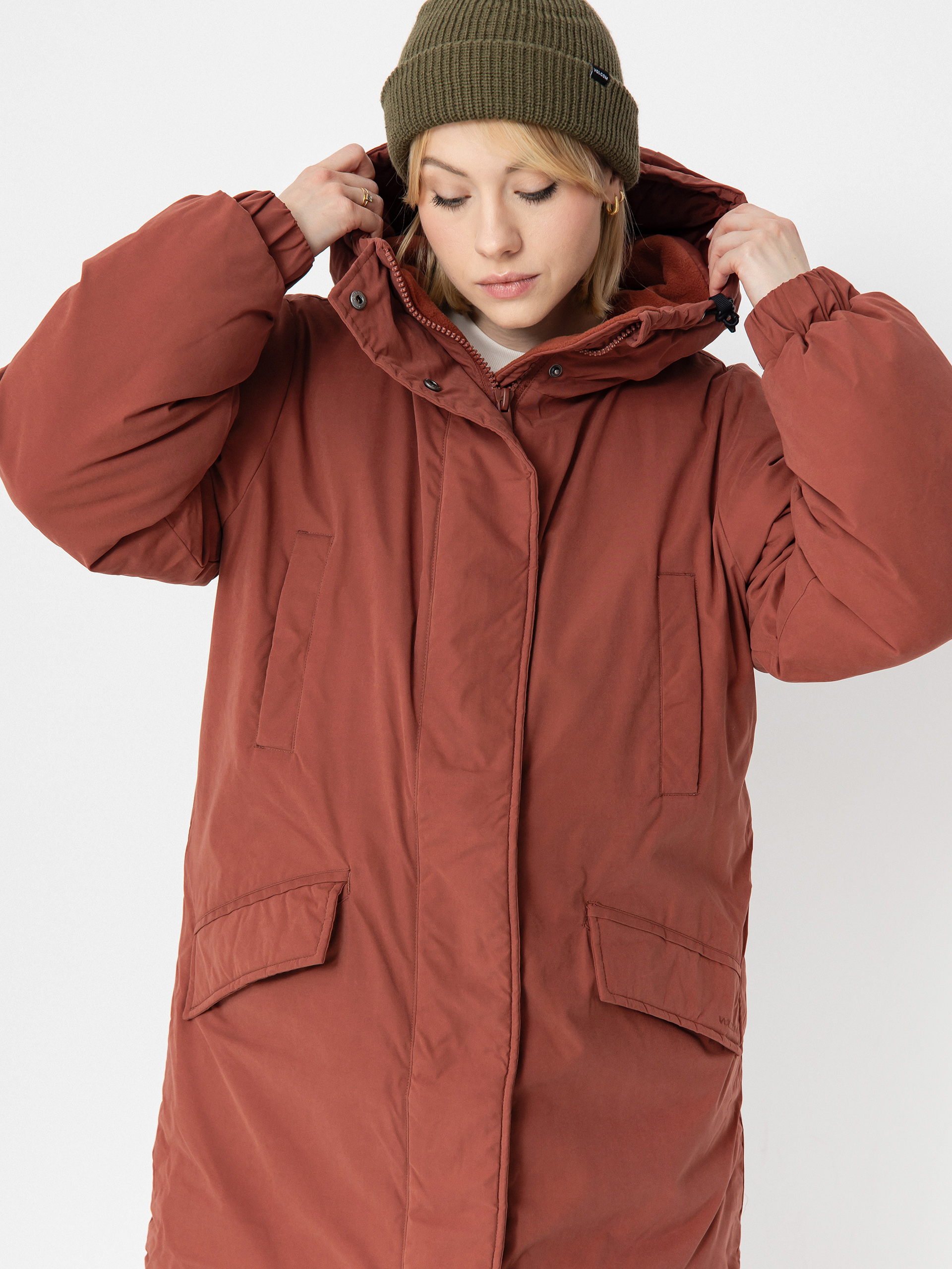Куртка Volcom Sleepi Puff Up Parka Wmn (chestnut brown)