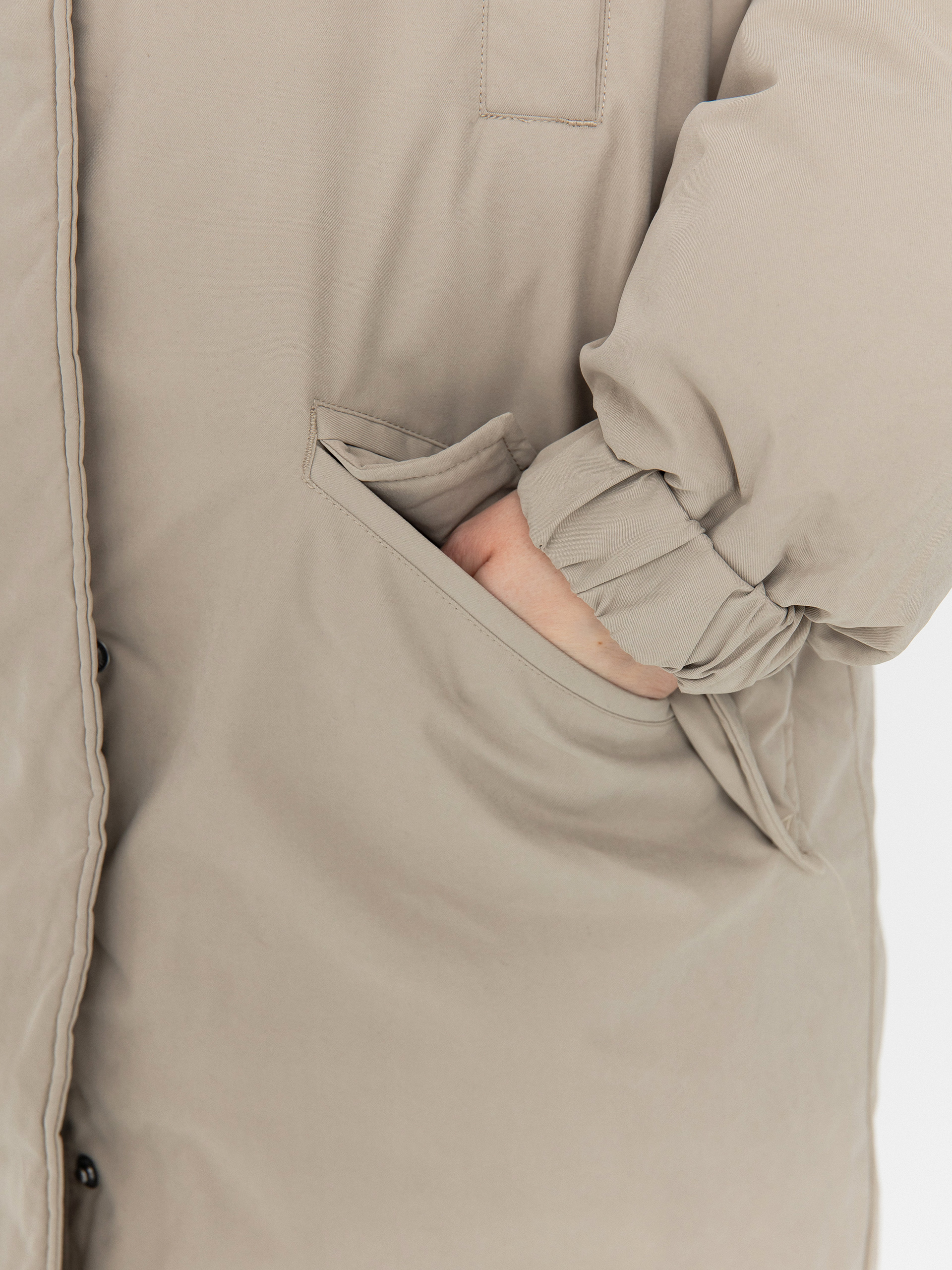 Куртка Volcom Sleepi Puff Up Parka Wmn (light khaki)