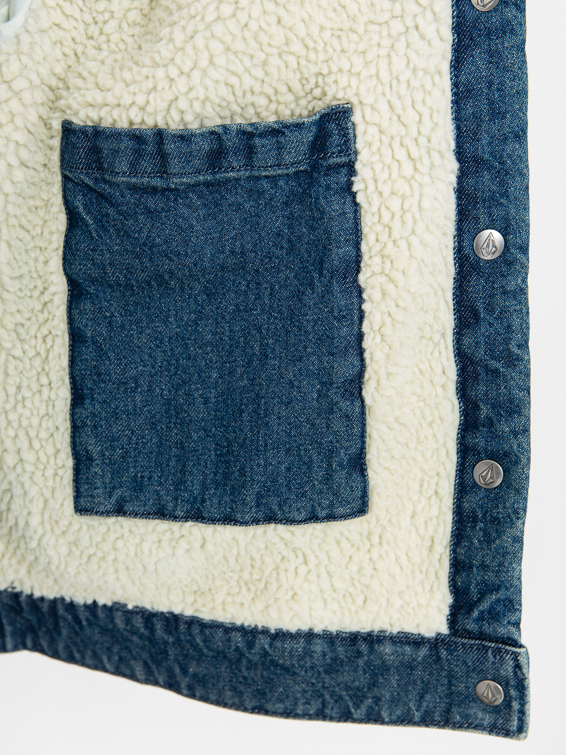 Куртка Volcom Fa Keutchi Denim Wmn (vmi-vintage marbled indigo)