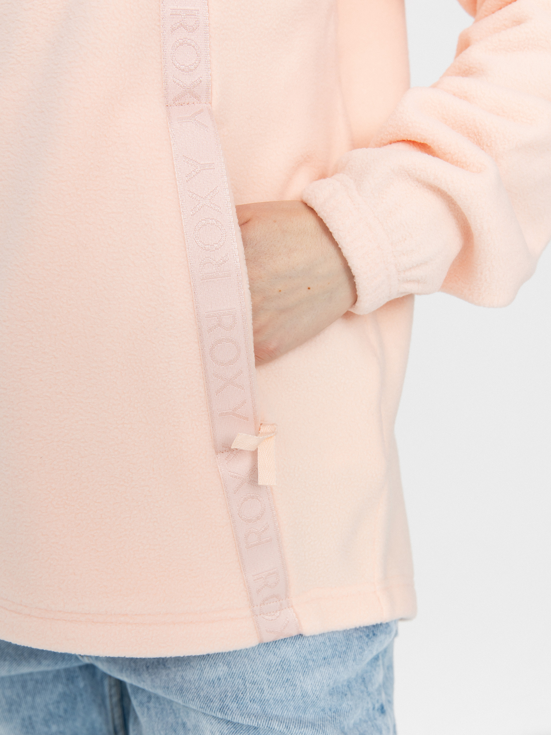 Жіночий Флісовий светр Roxy Fleeting Snow (pink salt)