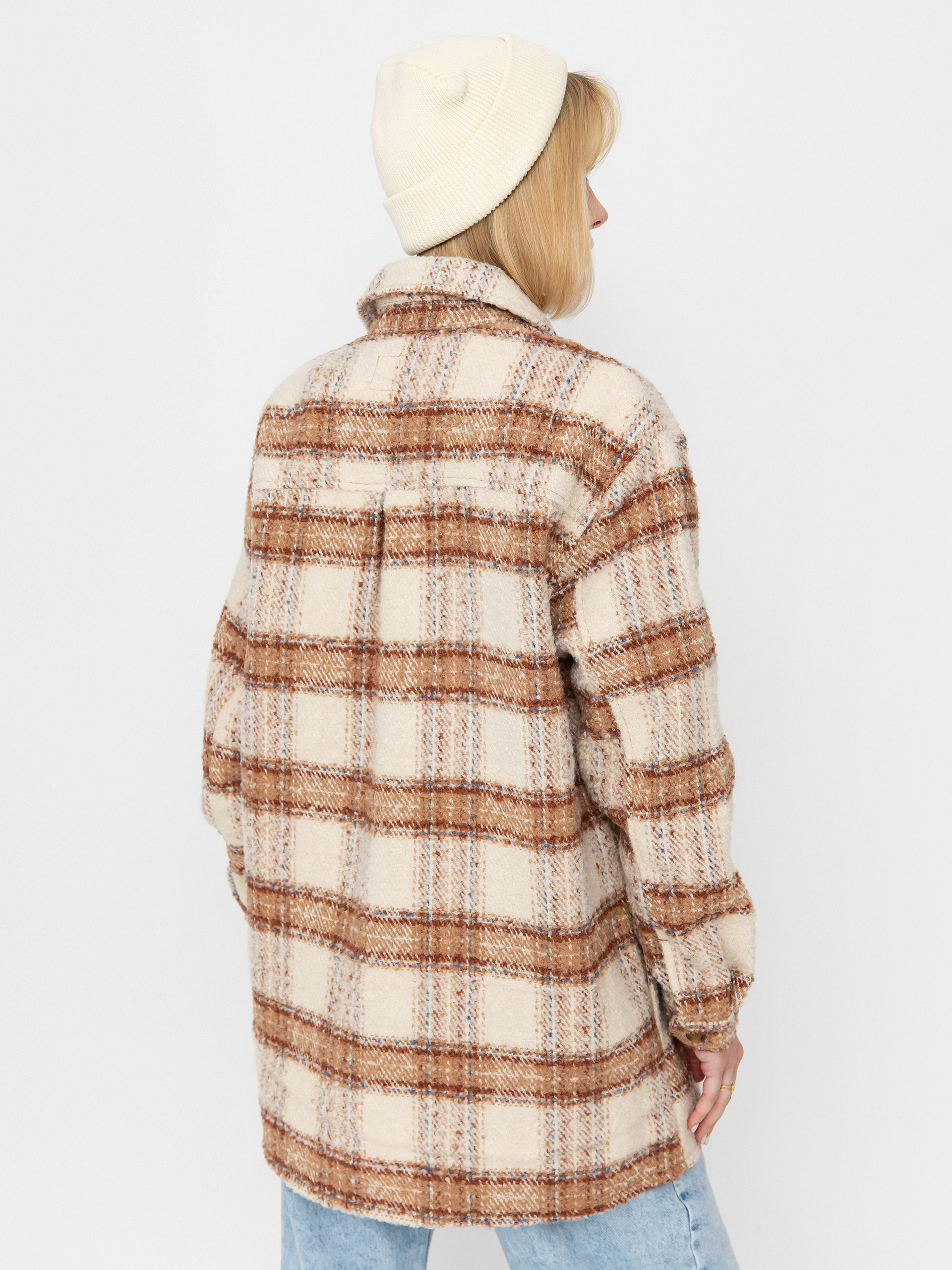 Сорочка Roxy Check The Swel III Wmn (parchement paradise)