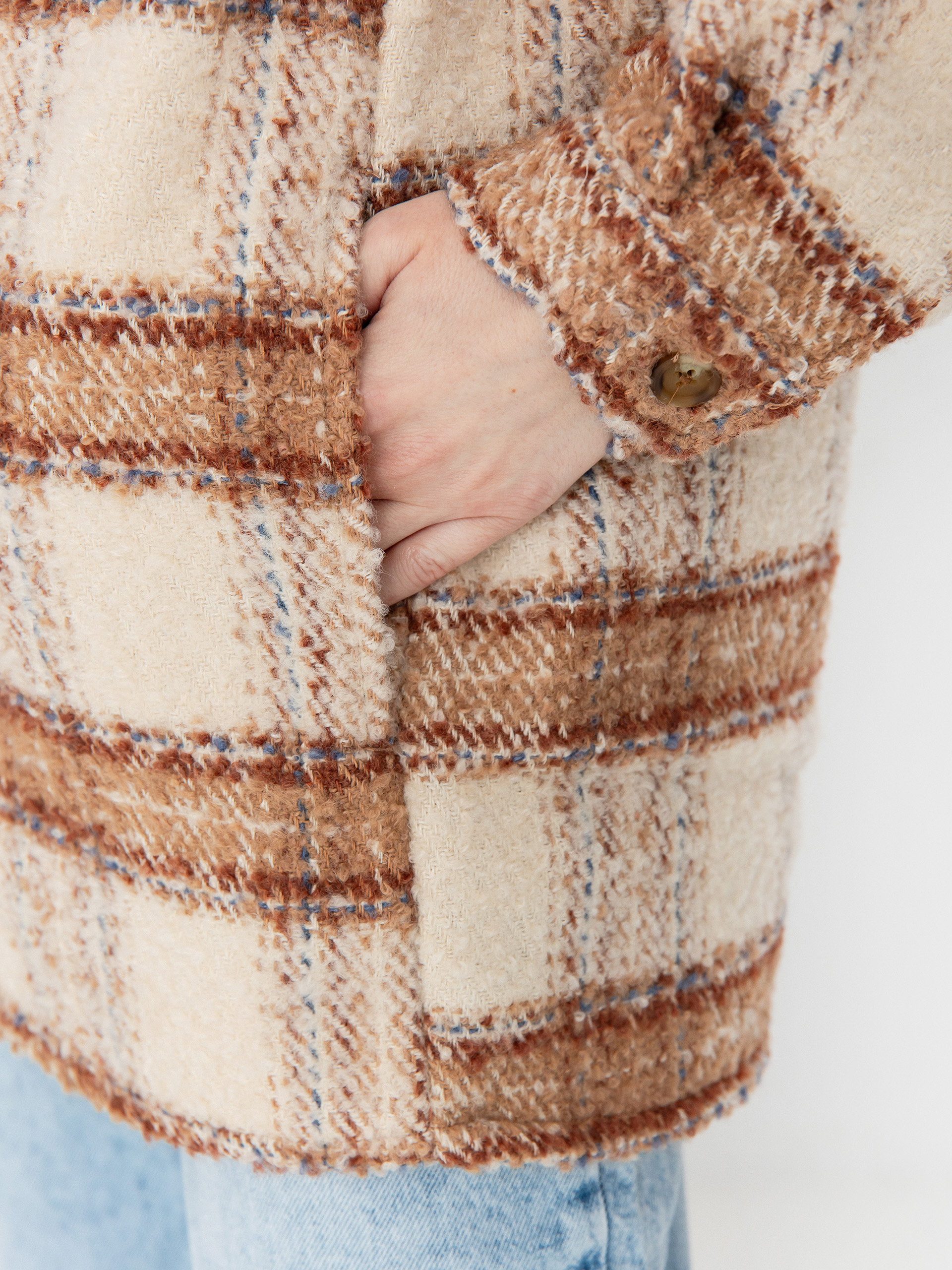 Сорочка Roxy Check The Swel III Wmn (parchement paradise)