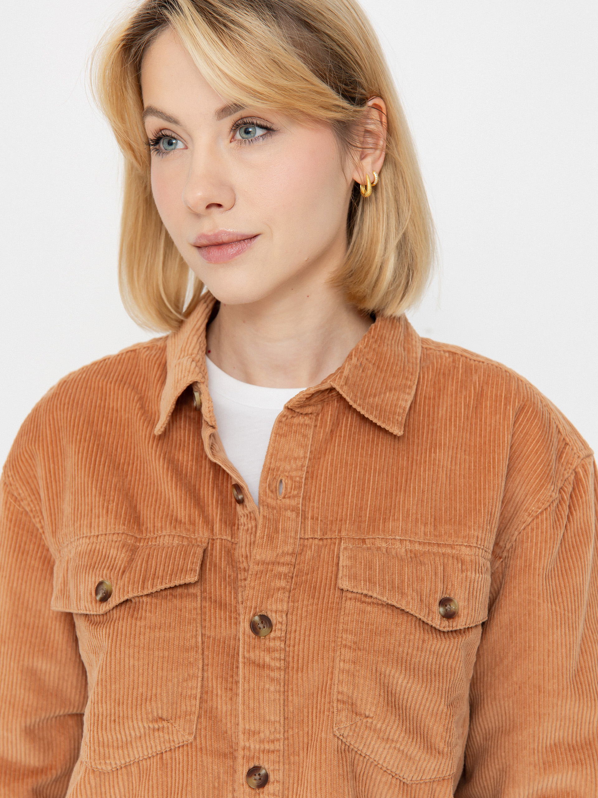 Сорочка Roxy Let It Go Cord Wmn (camel)